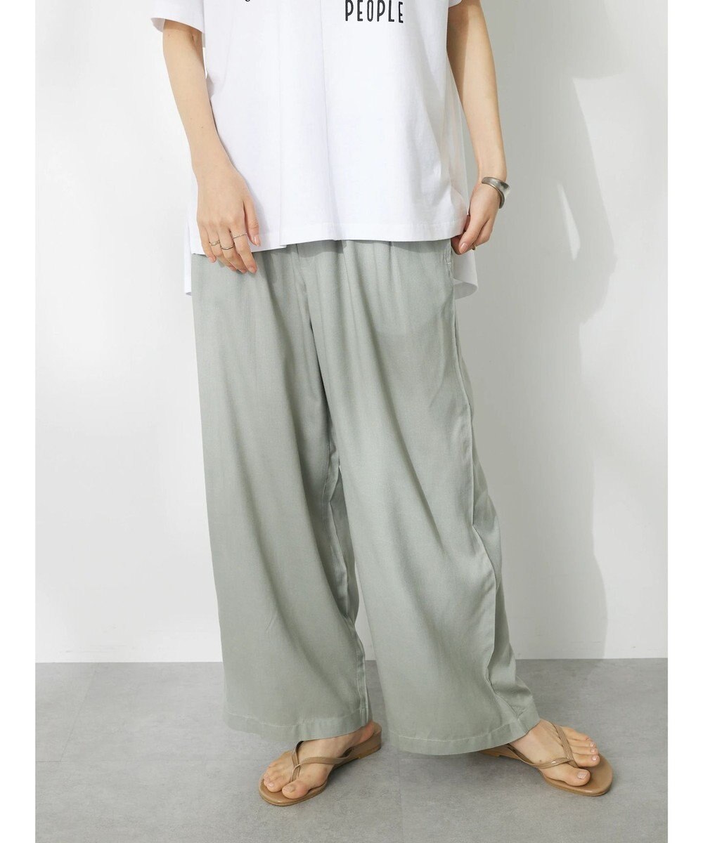 CRAFT STANDARD BOUTIQUE レーヨンワイドパンツ 