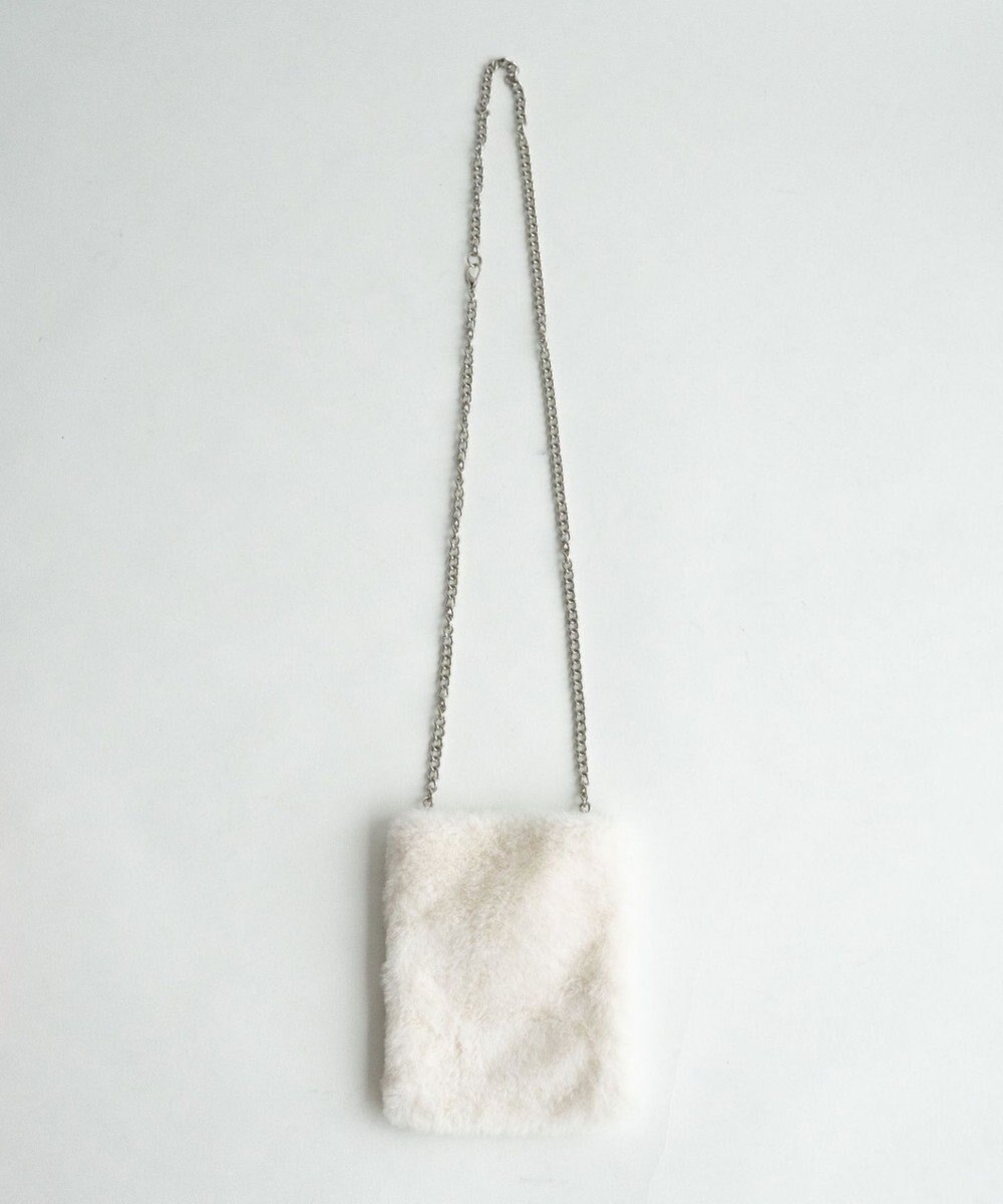 WEGO ファーチェーンミニショルダー 