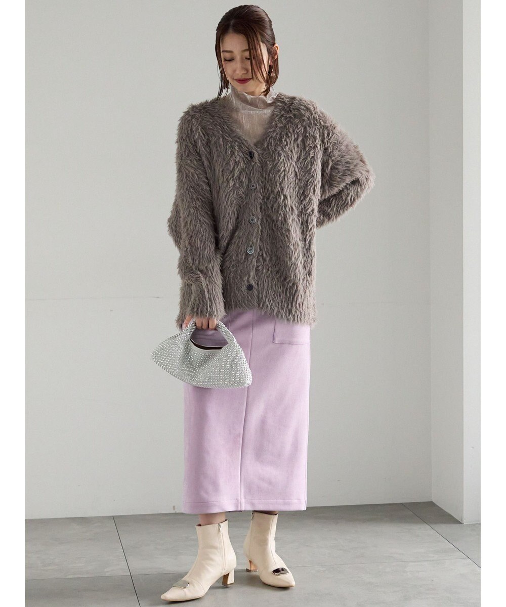 Te chichi スウェードタイトスカート 