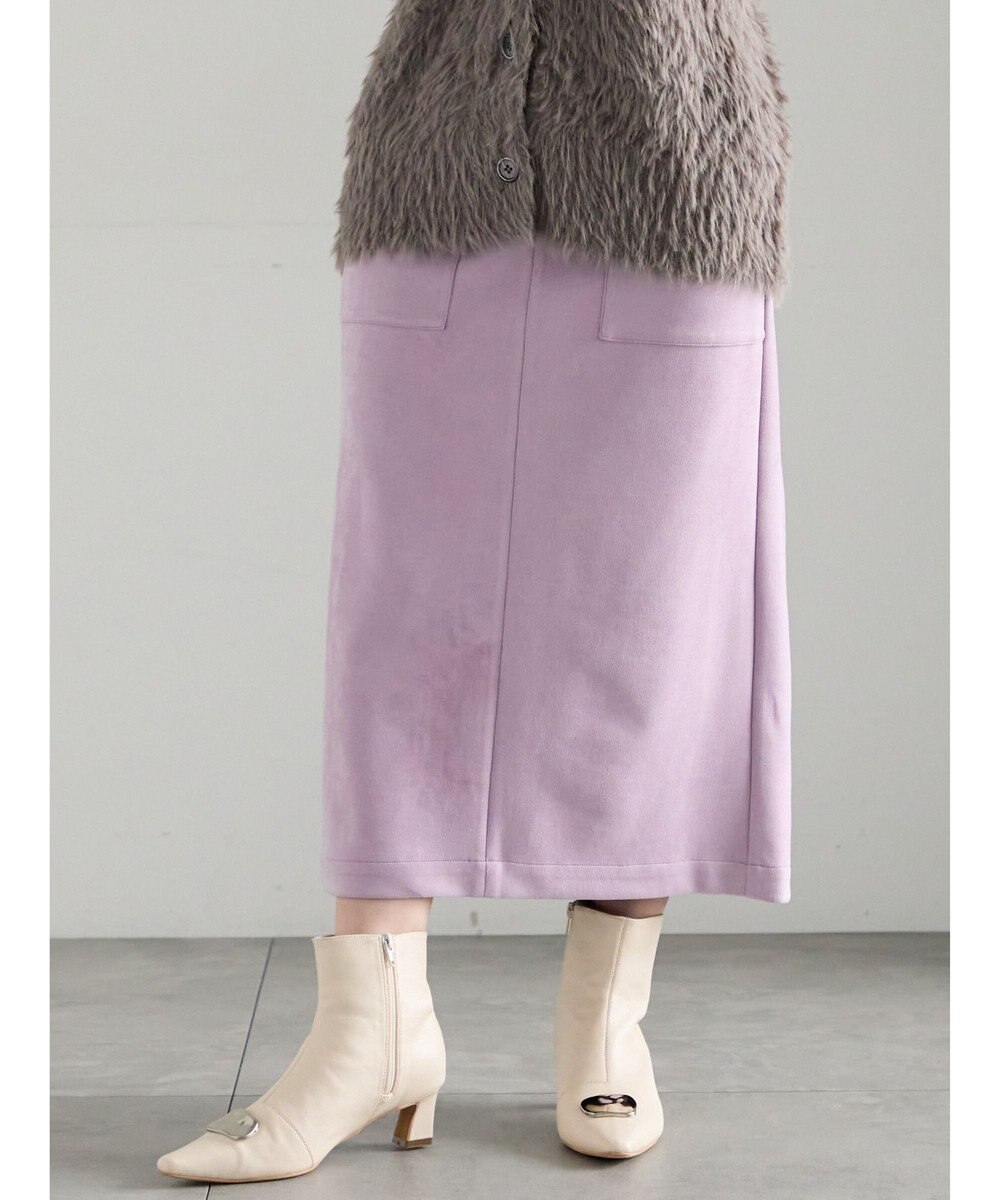Te chichi スウェードタイトスカート 