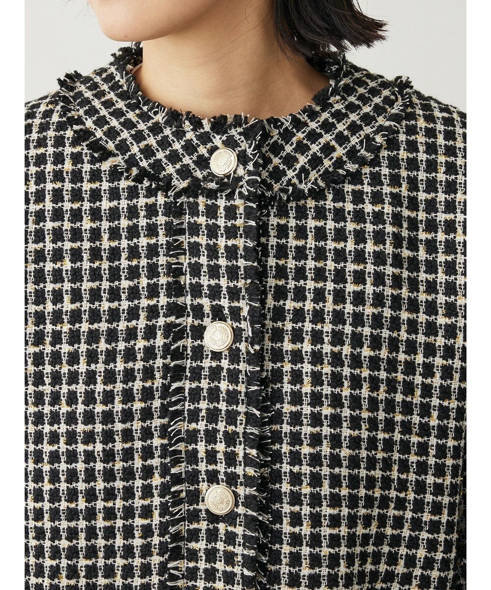 Green Parks ・ＥＬＥＮＣＡＲＥ　ＤＵＥ　ツィードノーカラージャケット 