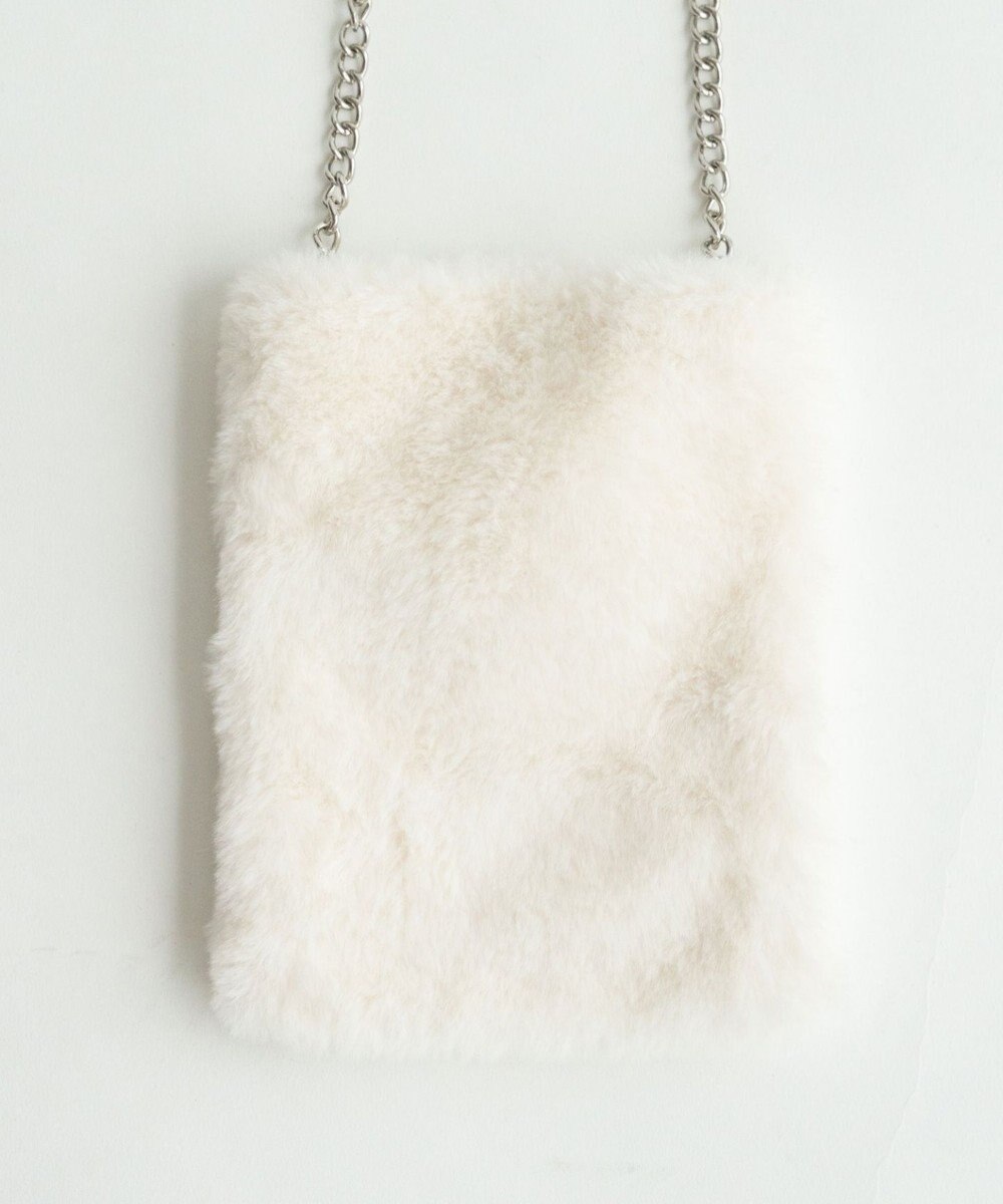 WEGO ファーチェーンミニショルダー 