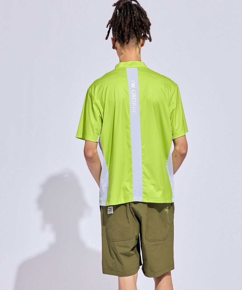 PW CIRCULUS 【MEN】メッシュコンビ モックネック ゴルフ 