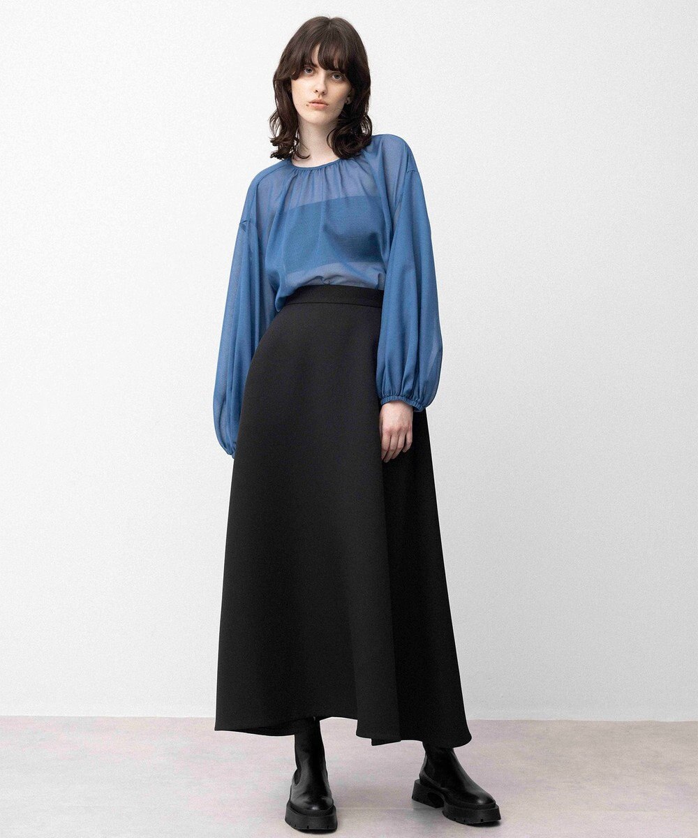 NAVE 【Nave】ブライトシアーボイル ギャザーブラウス 