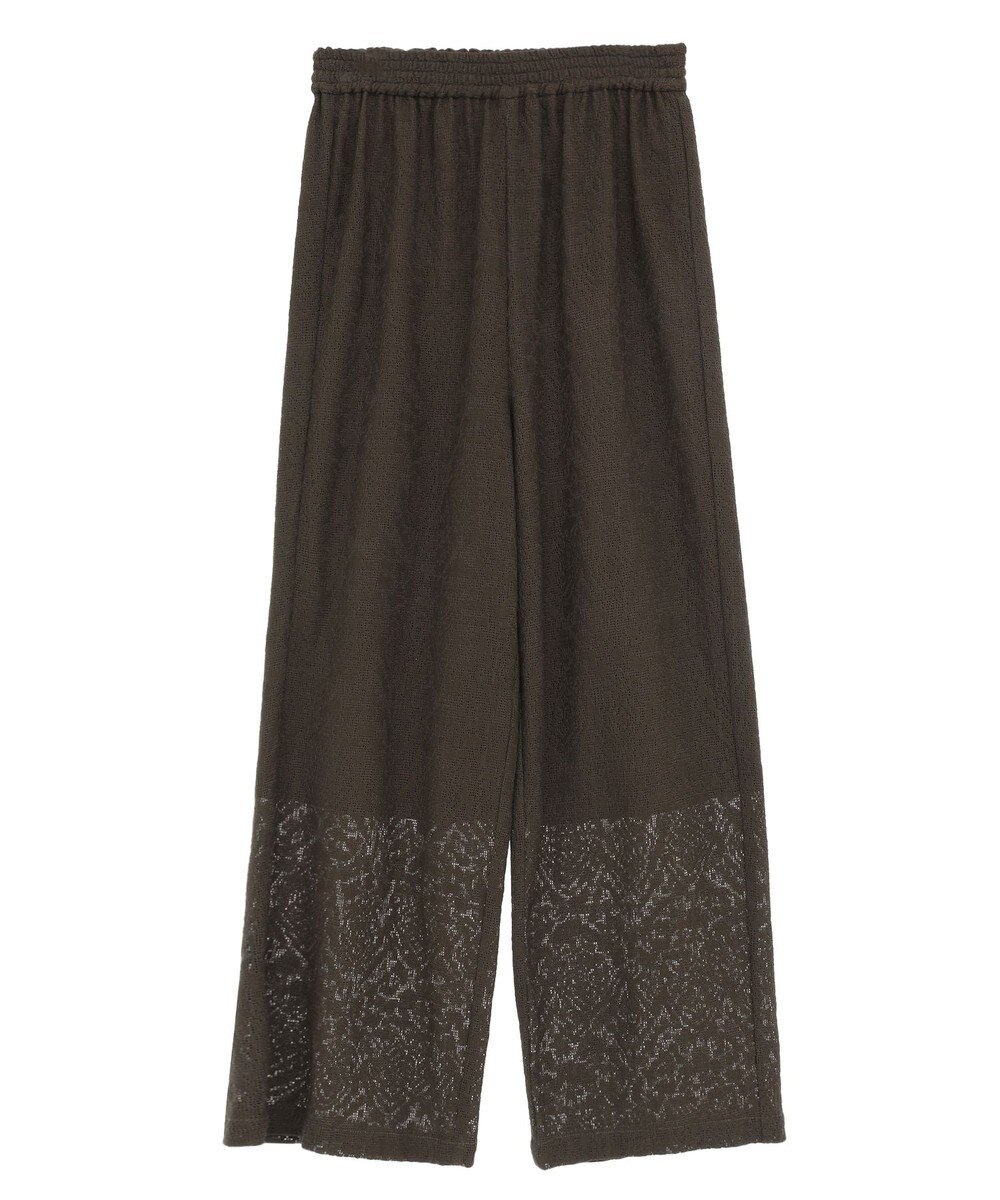 earth music&ecology レースイージーパンツ 