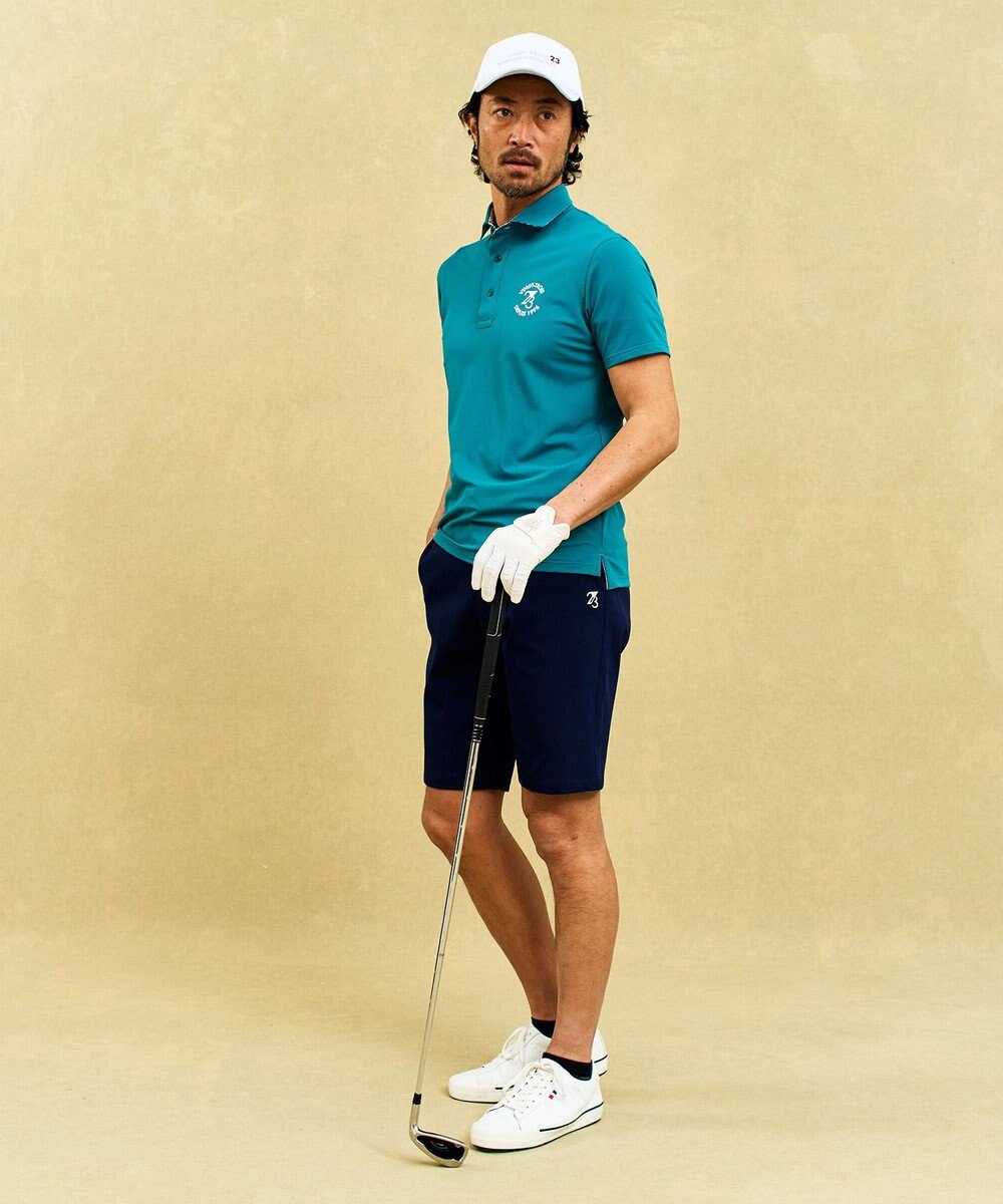 23区GOLF 【MEN】エイトムーブカノコ ストレッチポロシャツ 