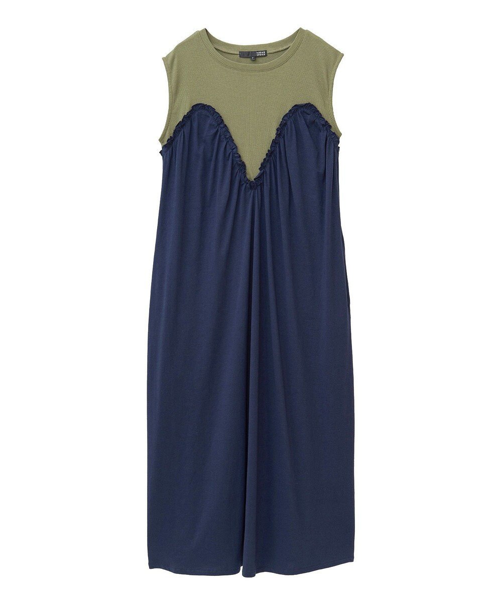 Green Parks ・ＳＵＧＡＲ　ＳＰＯＯＮ　ギャザーノースリーブワンヒ 