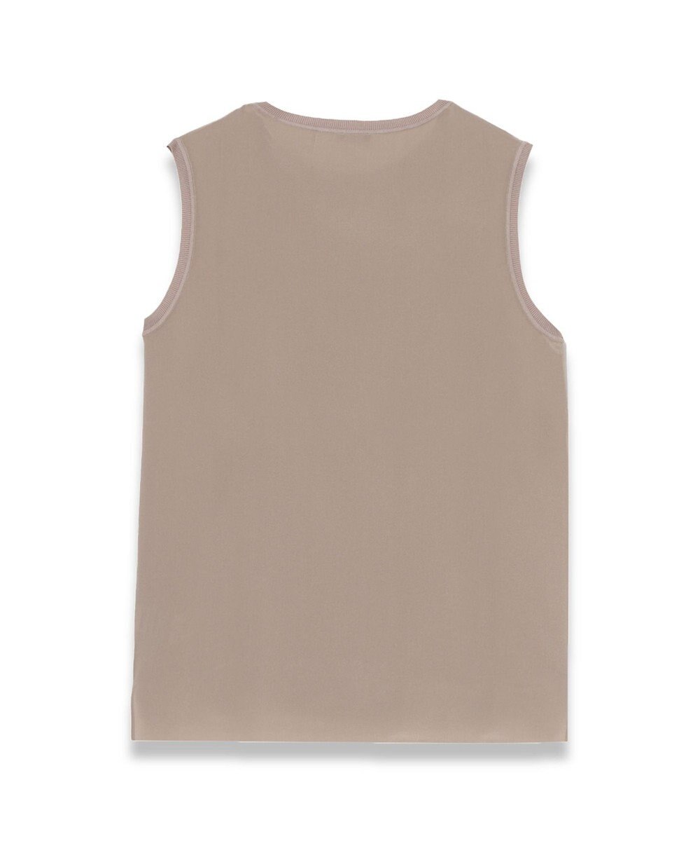 JOSEPH 【洗える】クレープ ド ソワ　ノースリーブブラウス 