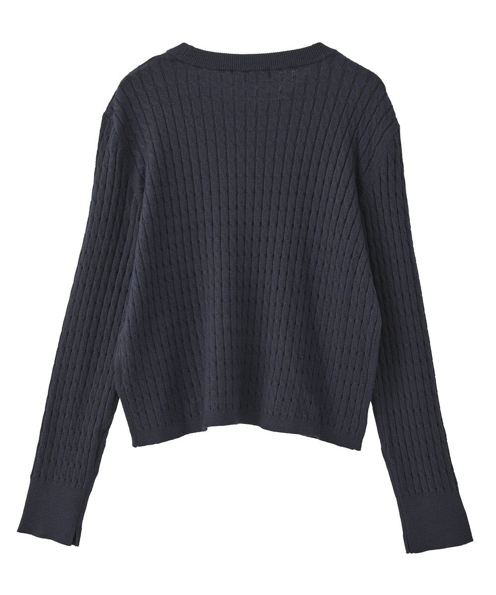 AMERICAN HOLIC ミニケーブルショート丈プルオーバー 