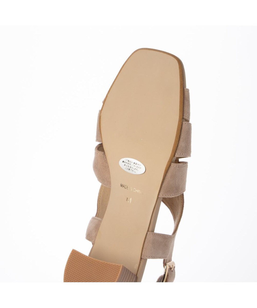 ing <ing>レザーメッシュサンダル 