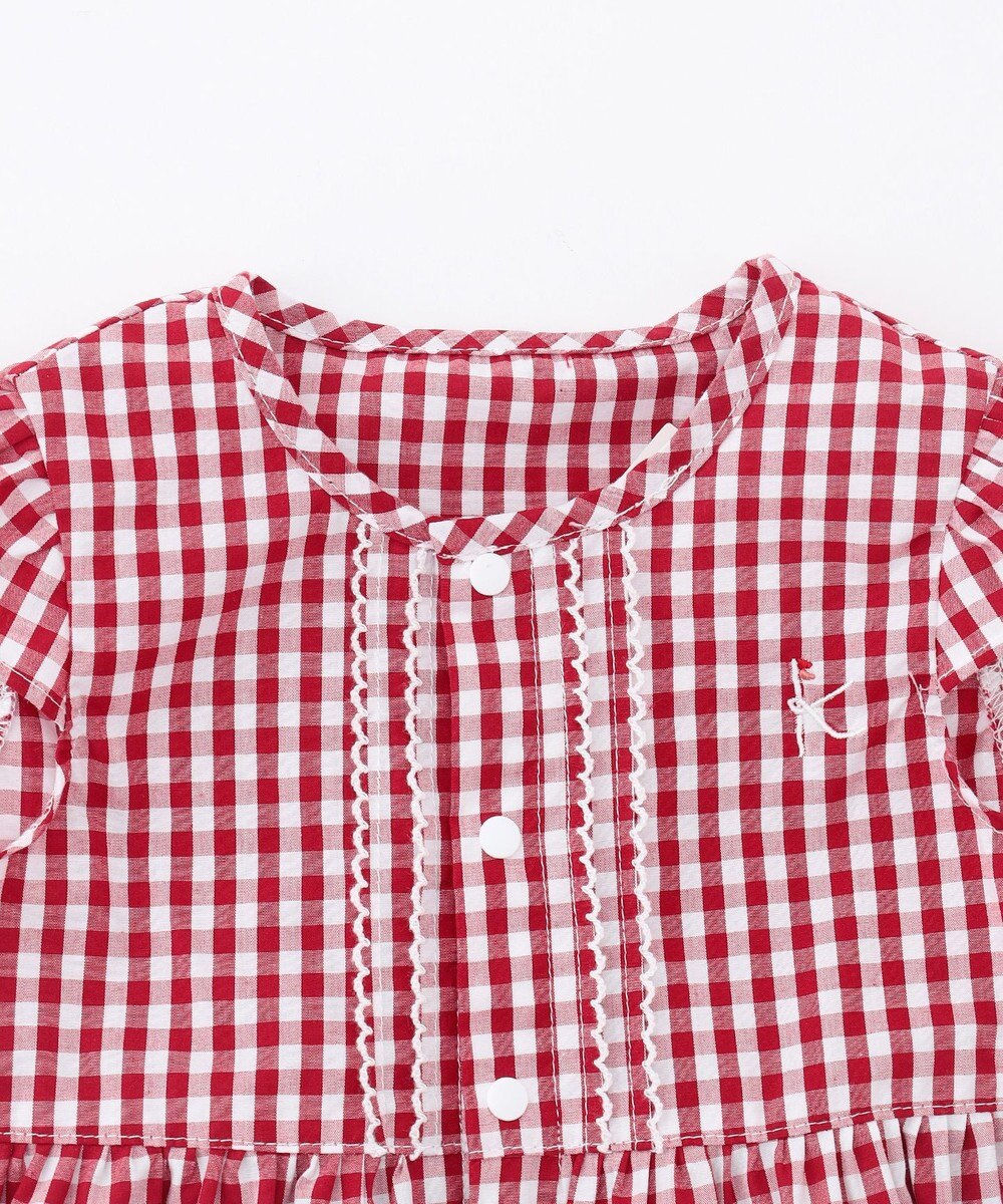 組曲 KIDS 【80-100㎝】ギンガム セットアップ 