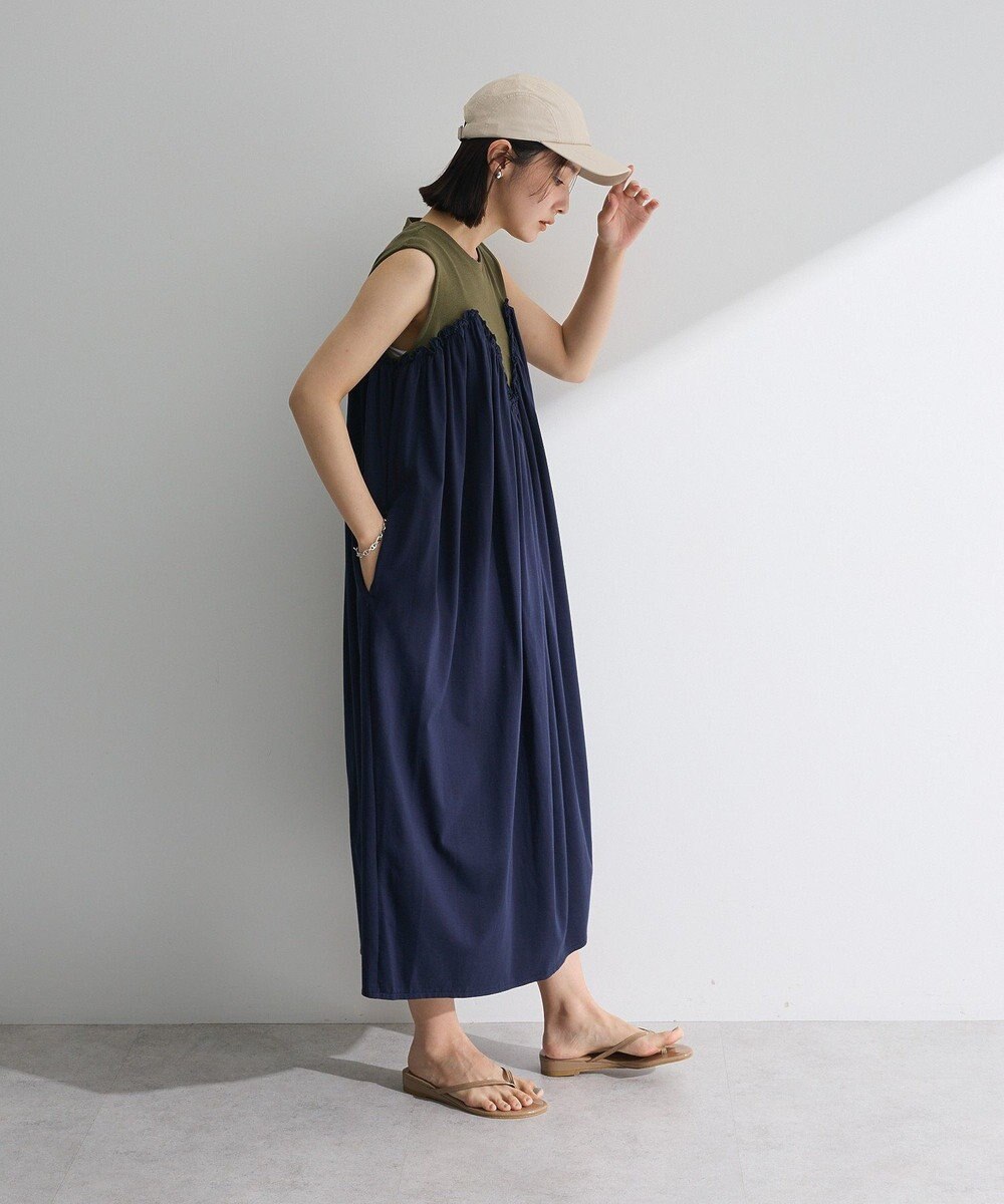 Green Parks ・ＳＵＧＡＲ　ＳＰＯＯＮ　ギャザーノースリーブワンヒ 