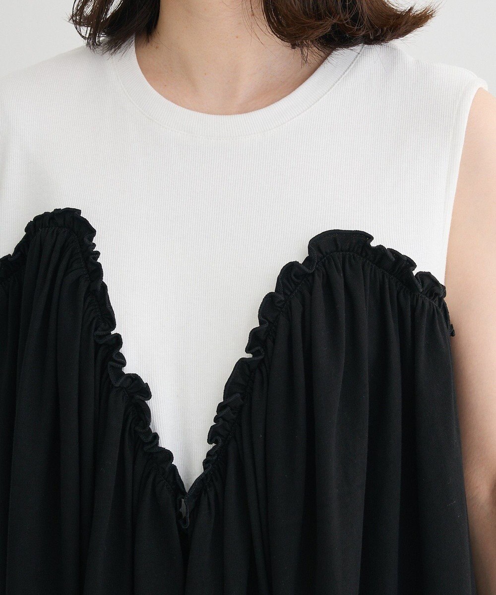 Green Parks ・ＳＵＧＡＲ　ＳＰＯＯＮ　ギャザーノースリーブワンヒ 