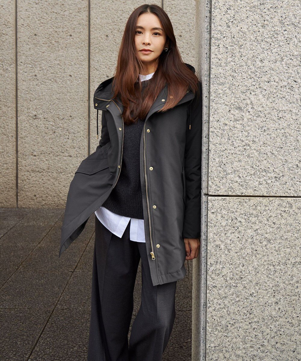 23区 【洗える】カシミヤブレンド クルーネック ニット 