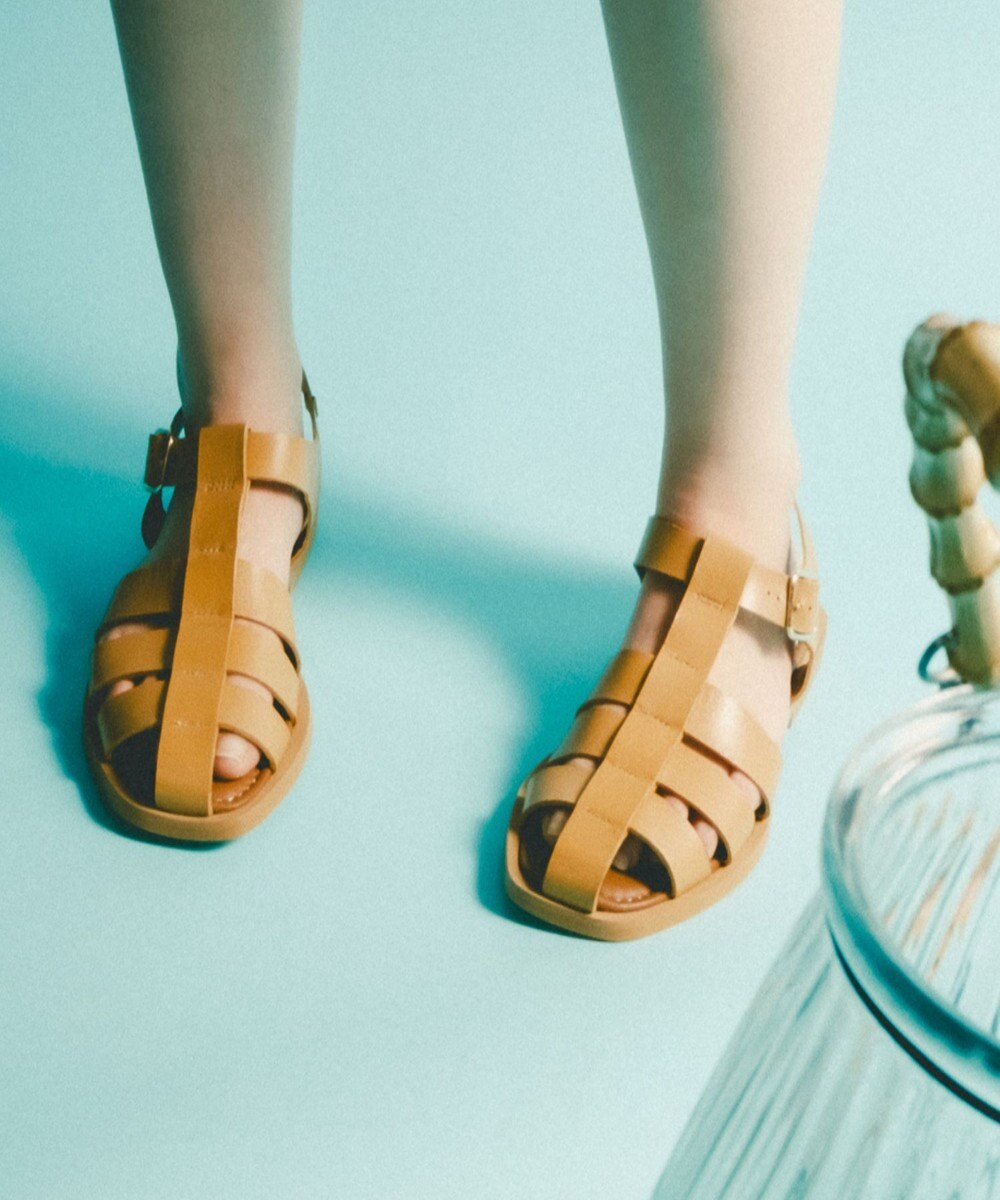 BONTRE 【BONTRE/ボントレ】ローヒールグルカサンダル/26109-VS 