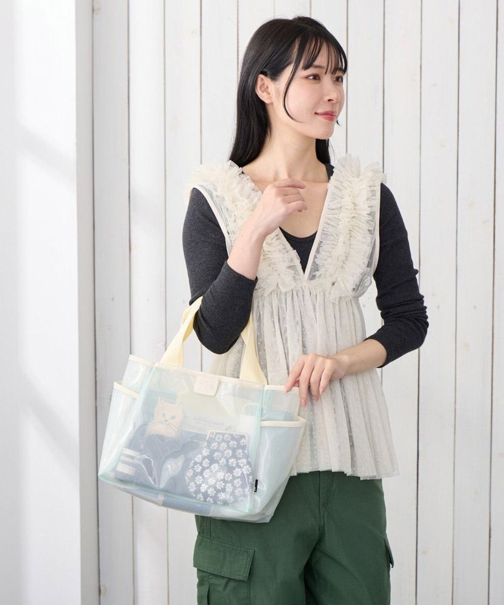 ROOTOTE 3670【仕切り+自立】LT.デリ.パルーティ.クリア-A 