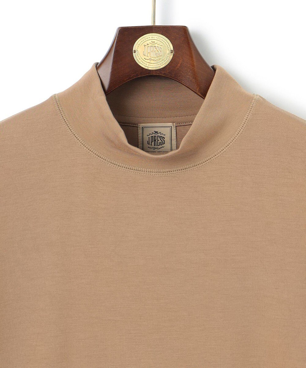 J.PRESS MEN ダウンファブリック モックネック Tシャツ 
