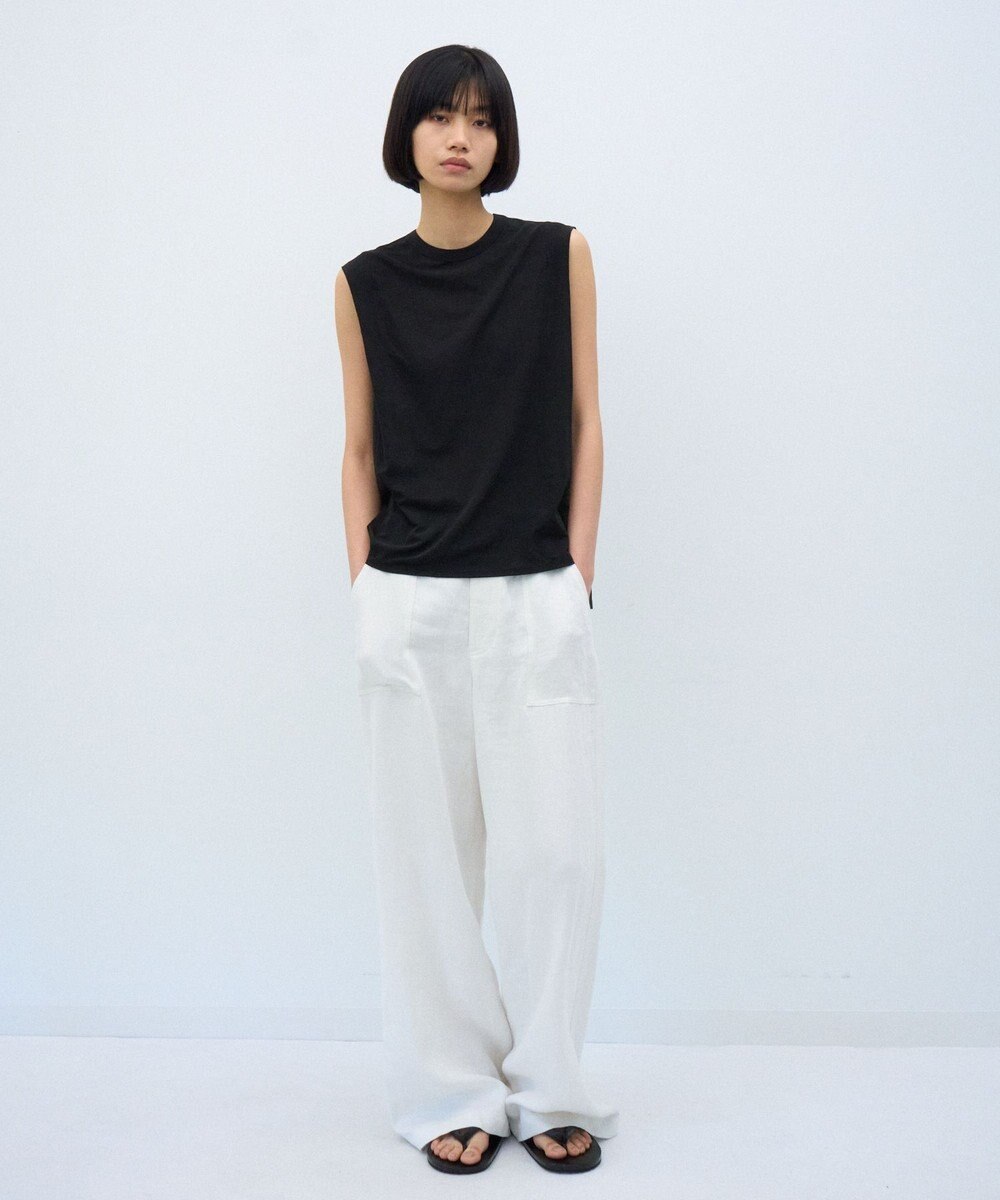 ATON SHRINK FRESCA JERSEY | スリーブレスプルオーバー 