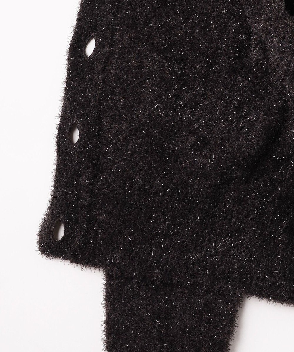 Feroux キラキラシャギー ニット カーディガン 