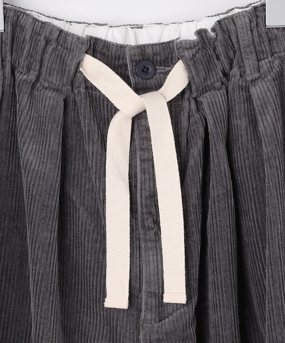 J.PRESS YORK STREET 【UNISEX】コーデュロイ 2タックワイドパンツ 