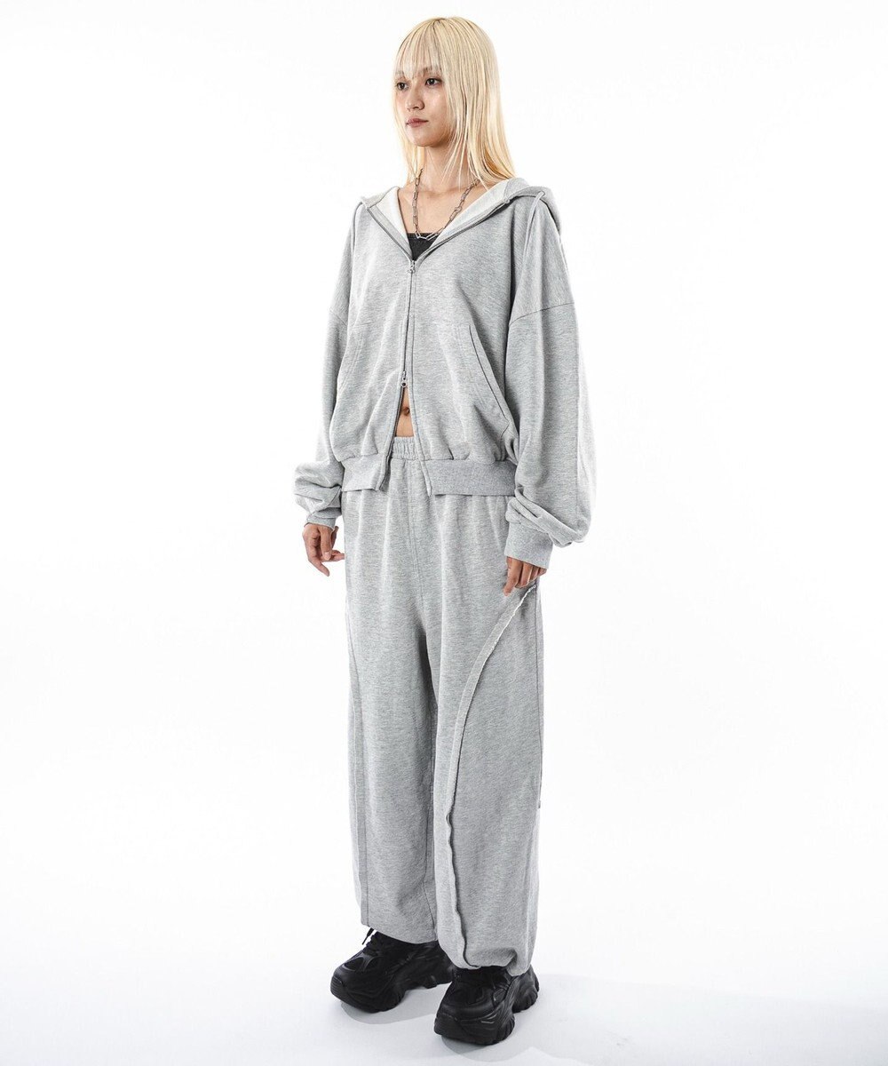 WEGO 【ユニセックス着用ITEM】バルーン3Dスウェットパンツ 