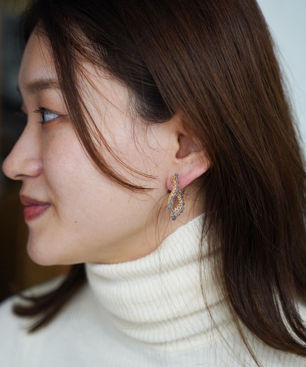 CASUMINO sweet pie iolite ピアス 