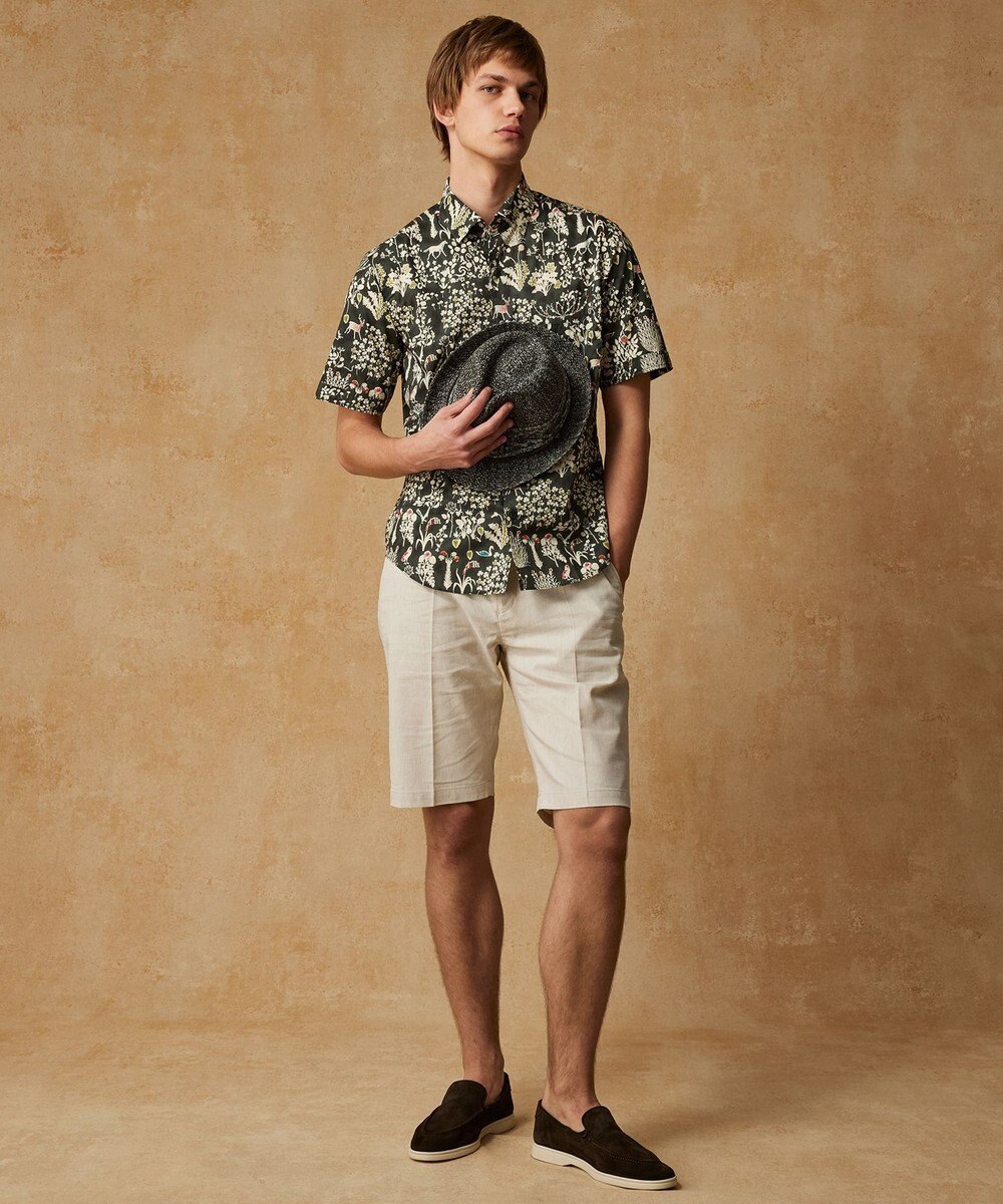 JOSEPH ABBOUD 【洗える・サイズ調整可】ウォッシャブルヘリンボーン ハット 