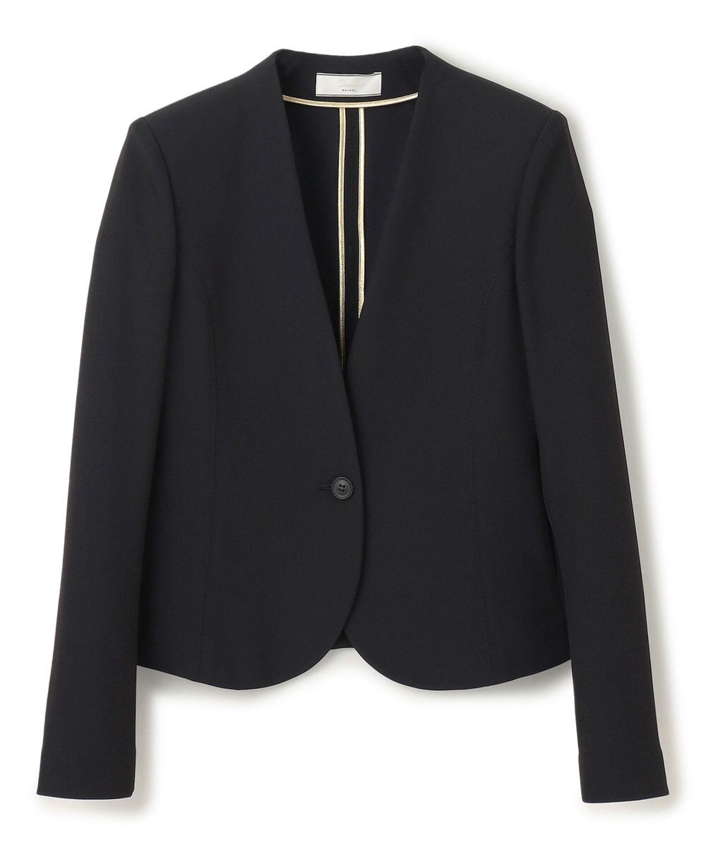 BEIGE， 【L-size・セットアップ対応】LUIZA / ノーカラージャケット 