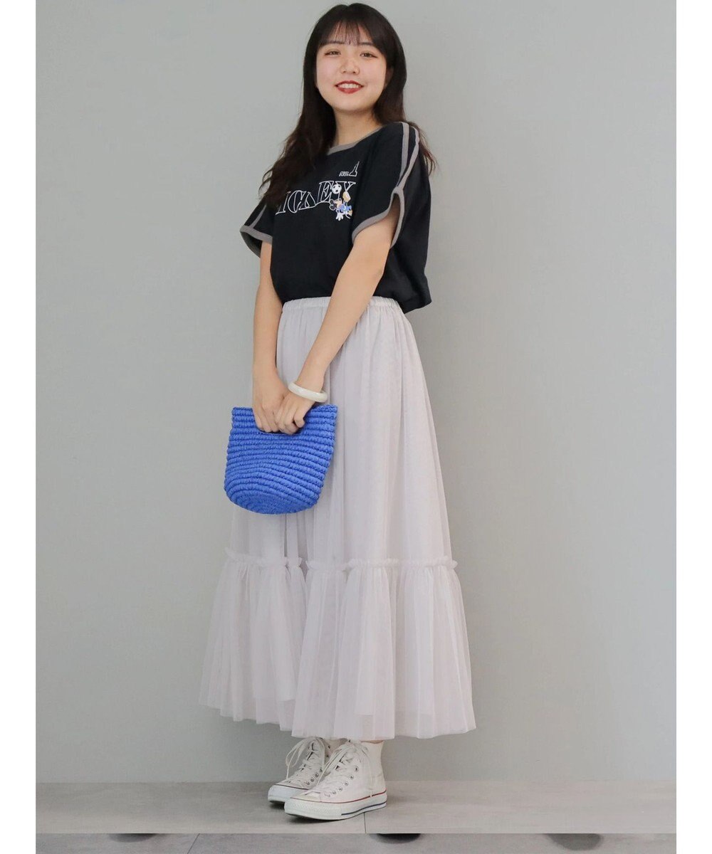 AMERICAN HOLIC ラインＴシャツ　Ｂｌａｃｋ／Ｄｉｓｎｅｙ 