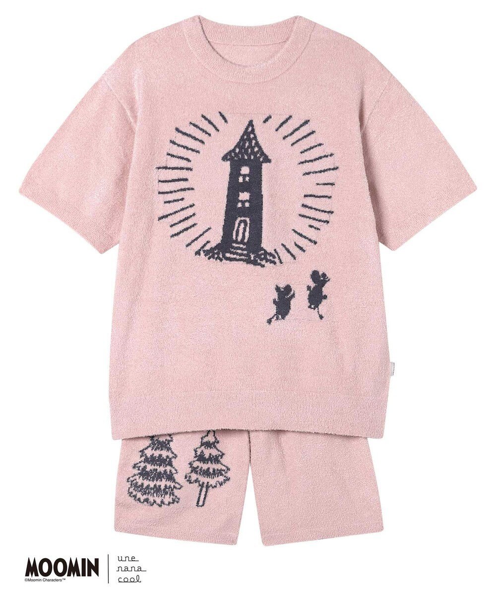 une nana cool 【ムーミン】なめらかふわふわプルオーバー&ハーフパンツセット 