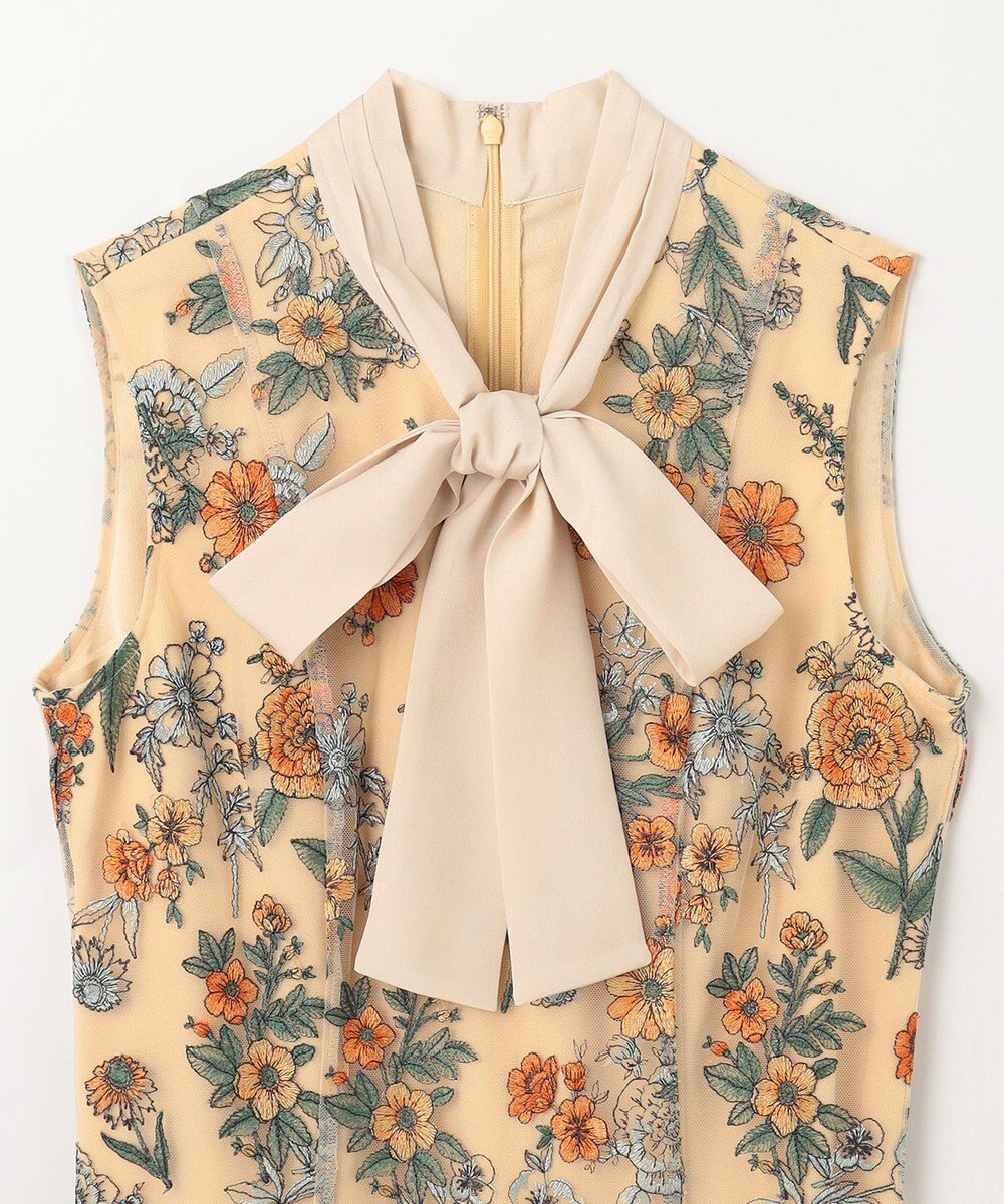 GRACE CONTINENTAL フラワーマーメイドドレス 