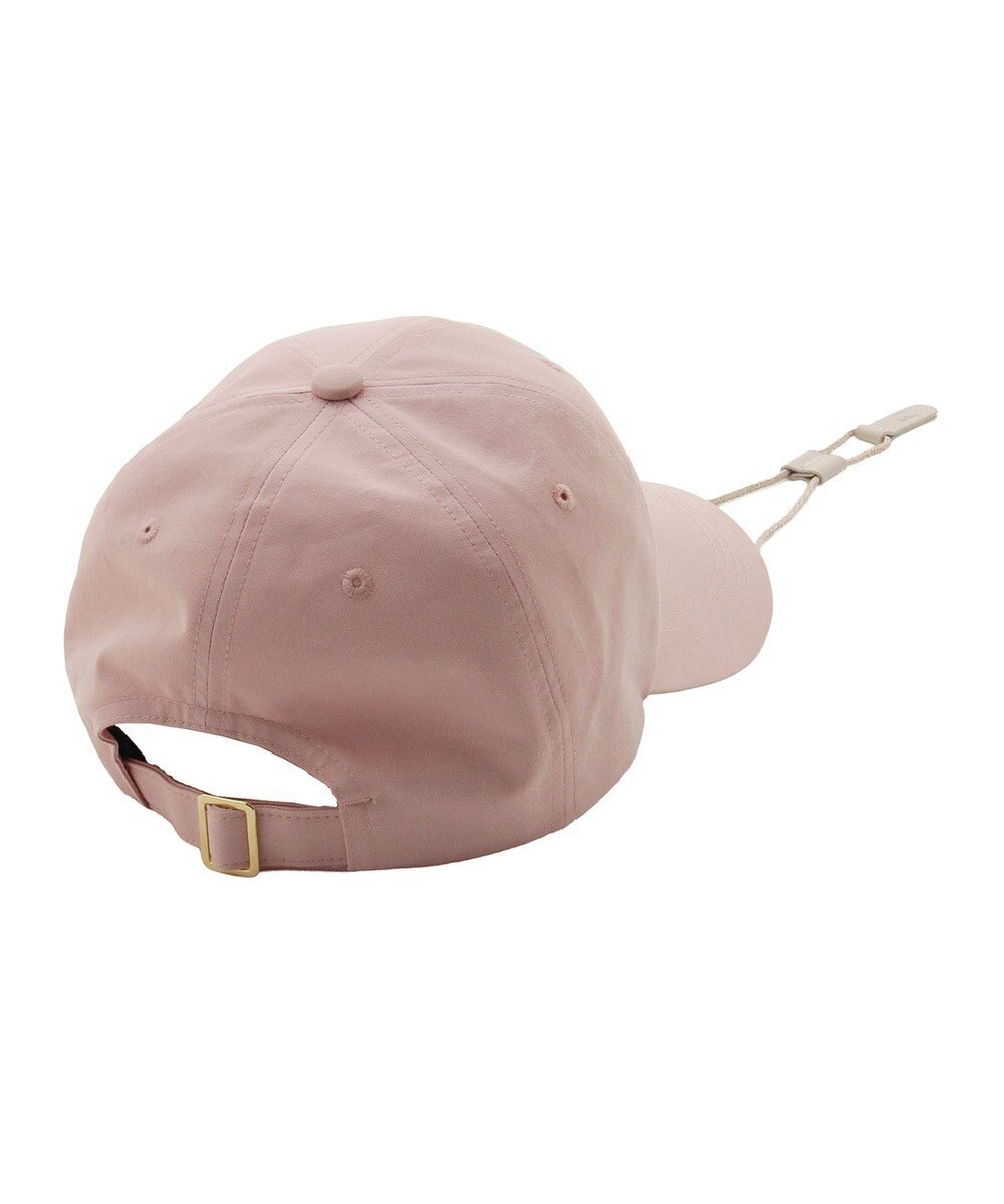 MOONBAT 【遮光100％/遮熱/UVカット】FURLA(フルラ)アーチロゴ キャップ ひも付き 帽子 無地 
