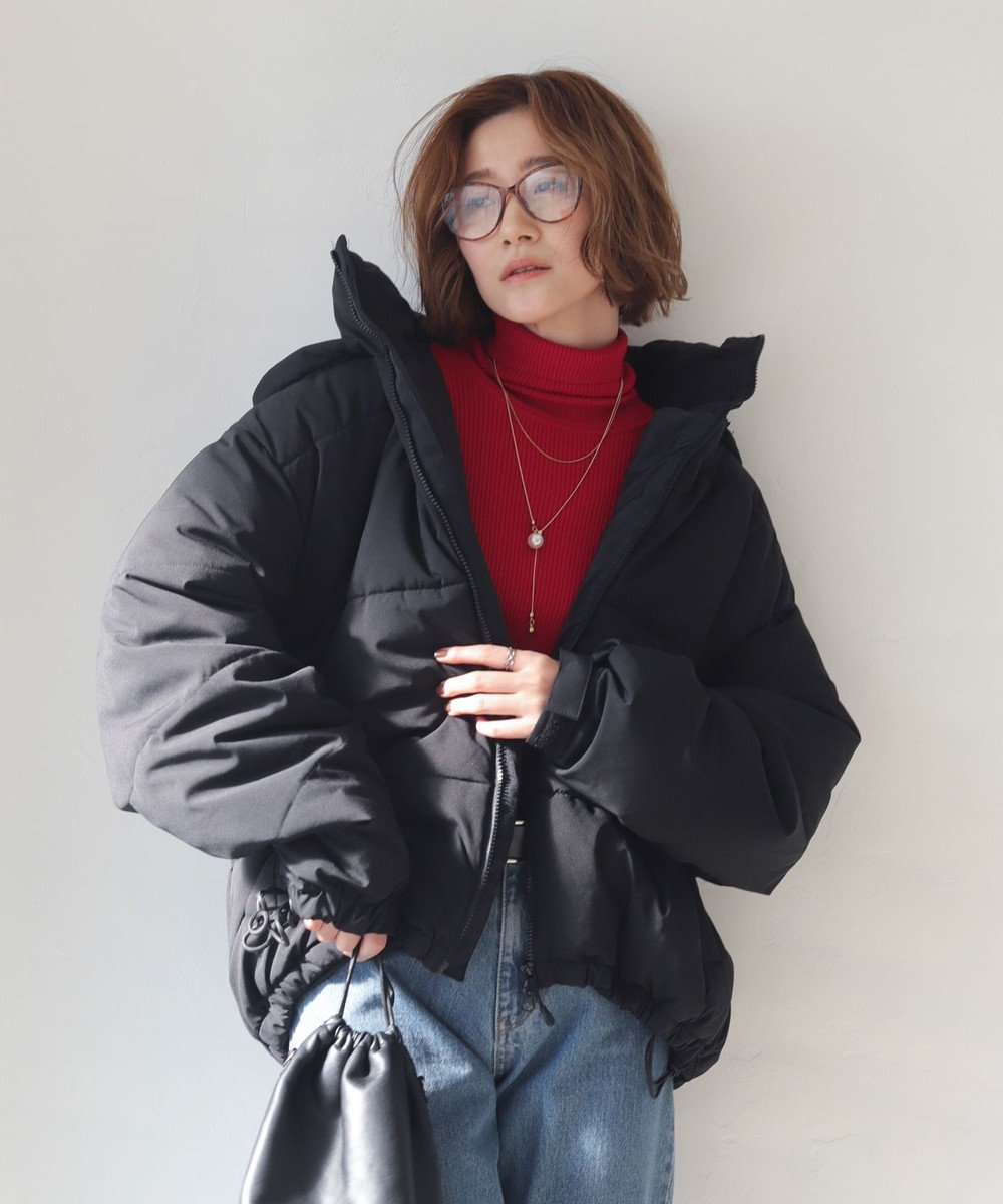 WEGO 【25年秋冬新作/ユニセックス着用ITEM/SMLサイズ展開】2WAYパファーブルゾン 