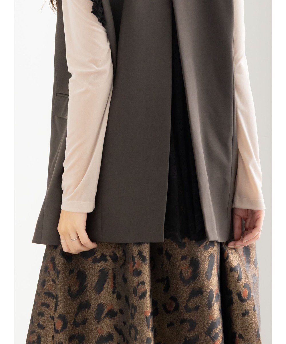 Te chichi レースドッキングテーラードジレ 