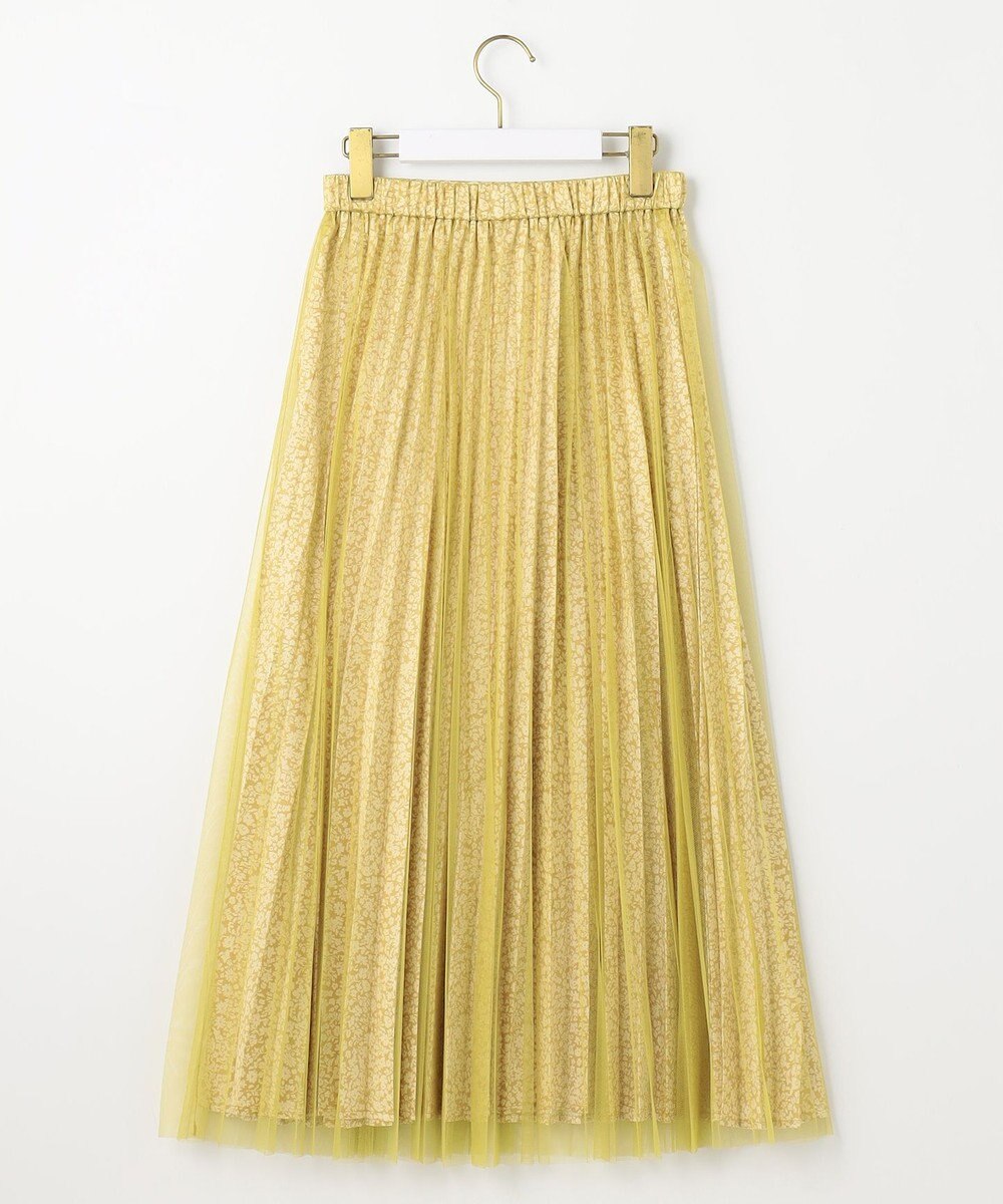 ANY SIS 【洗える】チュールレイヤードプリーツ スカート 