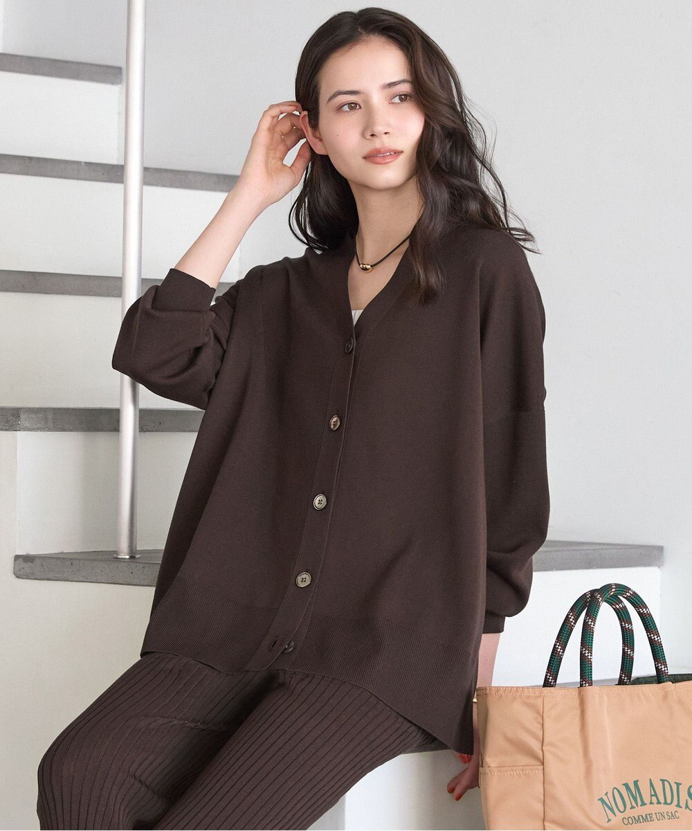 23区 L 【SLOW/一部店舗限定】コットンポリエステル カーディガン 