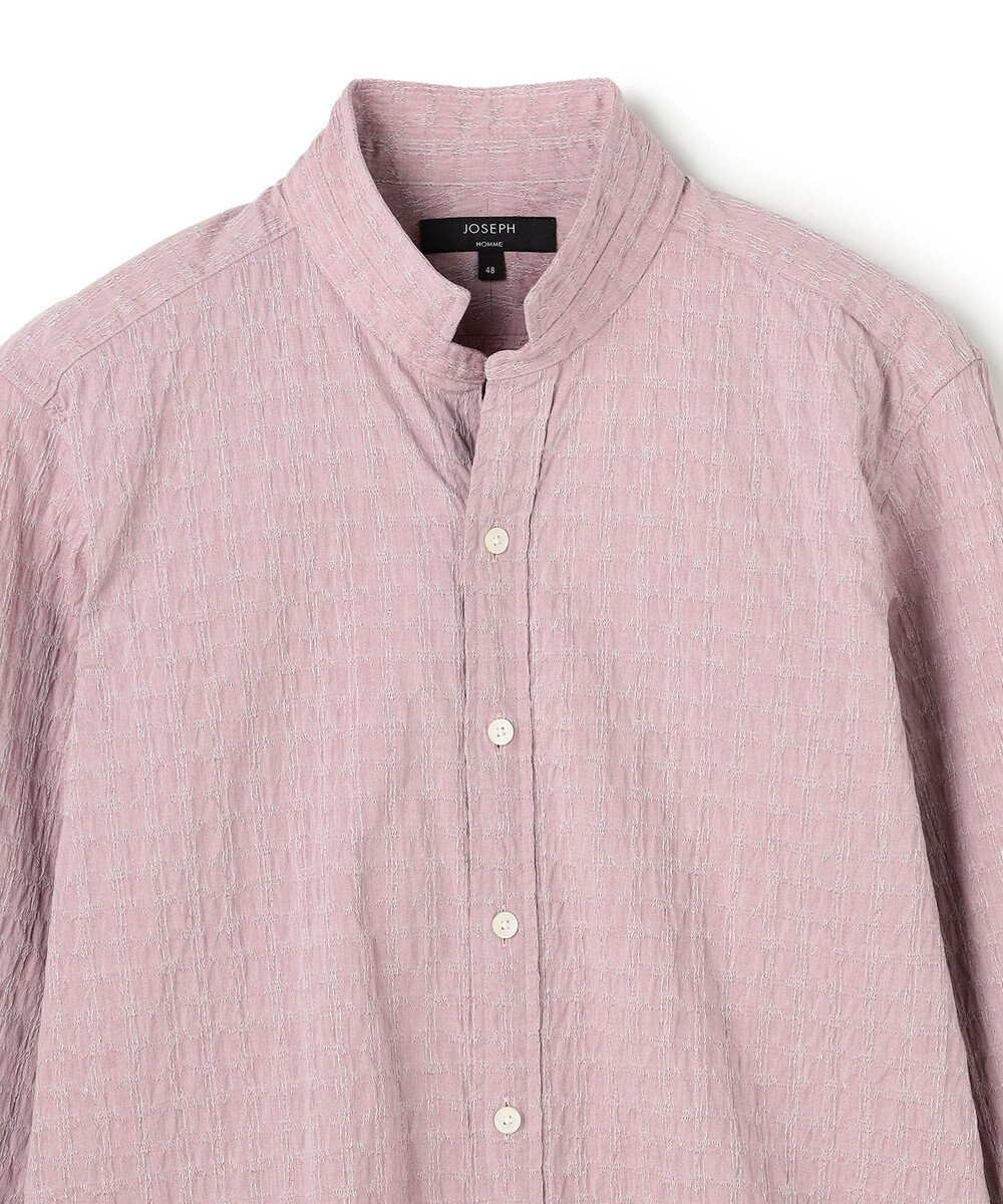 JOSEPH HOMME 新柄【オリジナル素材】ラティスジャガードストレッチ　ウィングカラーシャツ 