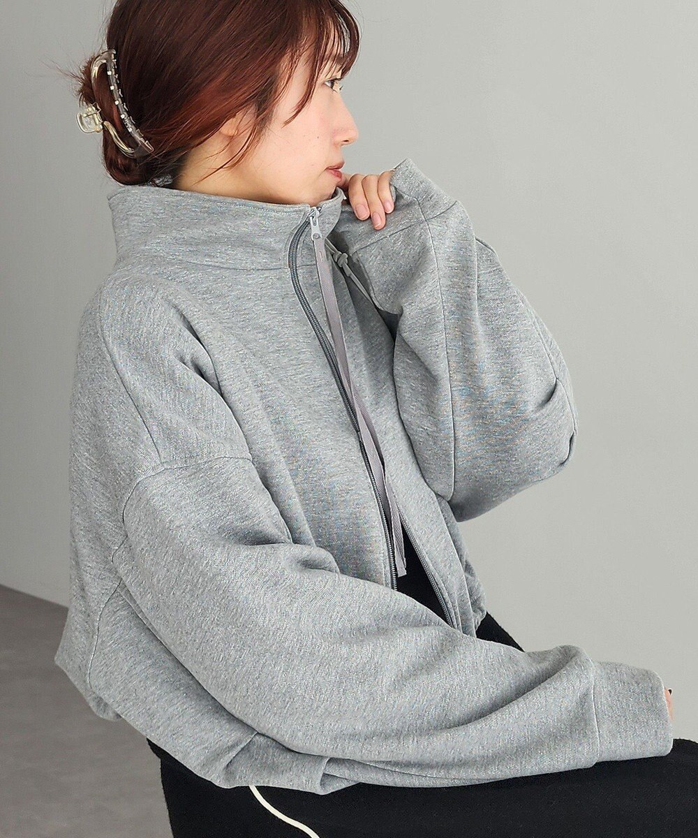 CRAFT STANDARD BOUTIQUE 【WEB限定】裏毛ダブルジップショートスウェット/24AW 