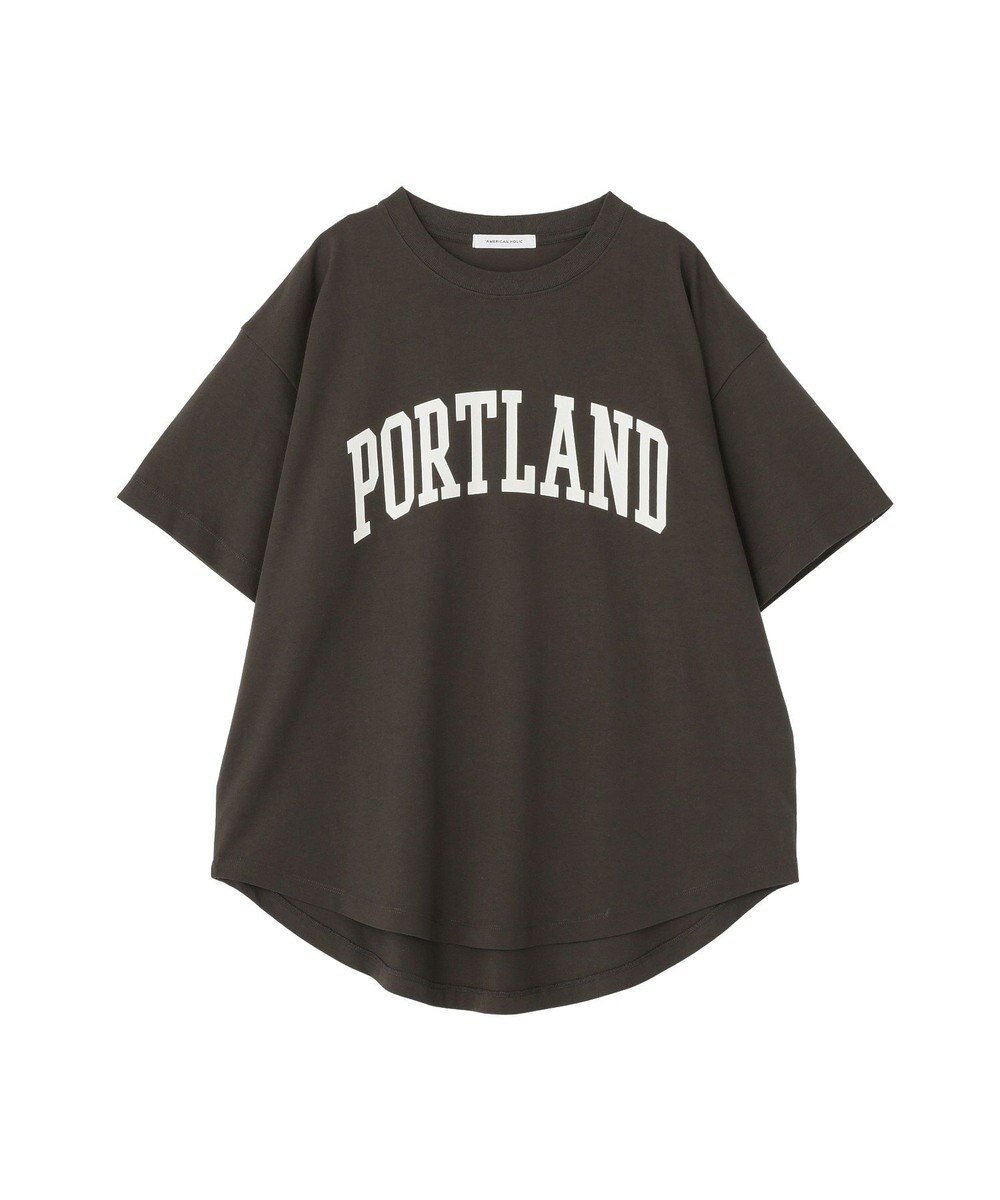 AMERICAN HOLIC PORTLAND裾ラウンドTシャツ 