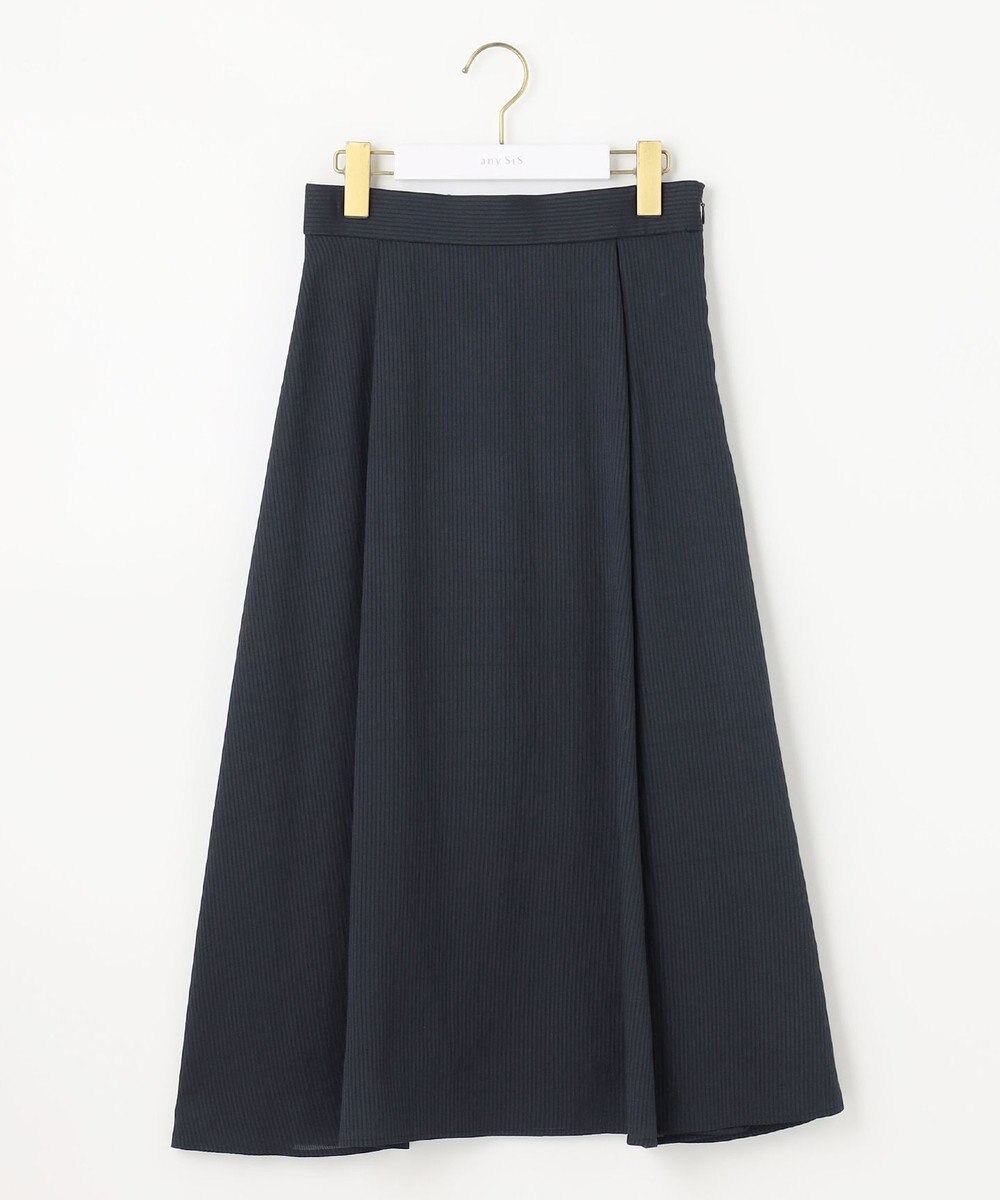 ANY SIS 【洗える】エアリーストライプ スカート 