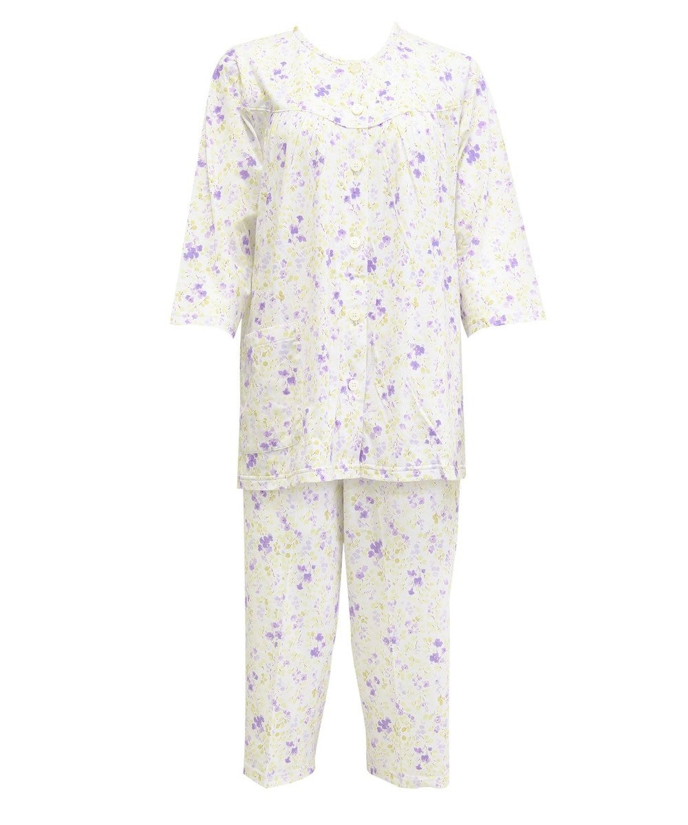 数量限定 特別価格】パジャマ ７分袖・８分丈ズボン 綿100% ウイング 