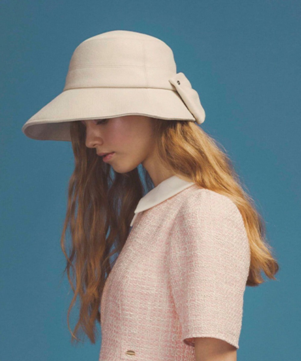 TOCCA 【サイズ調整可】RIBBON KNOT WOOLY BUCKETHAT バケットハット 