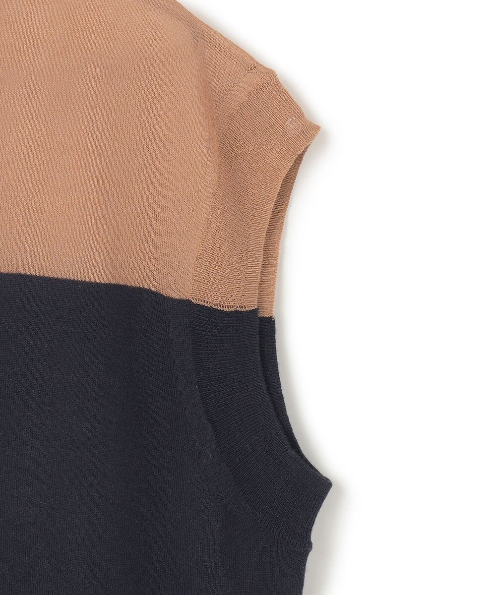 BEIGE， 【洗える】CARNOT / バイカラーニット 