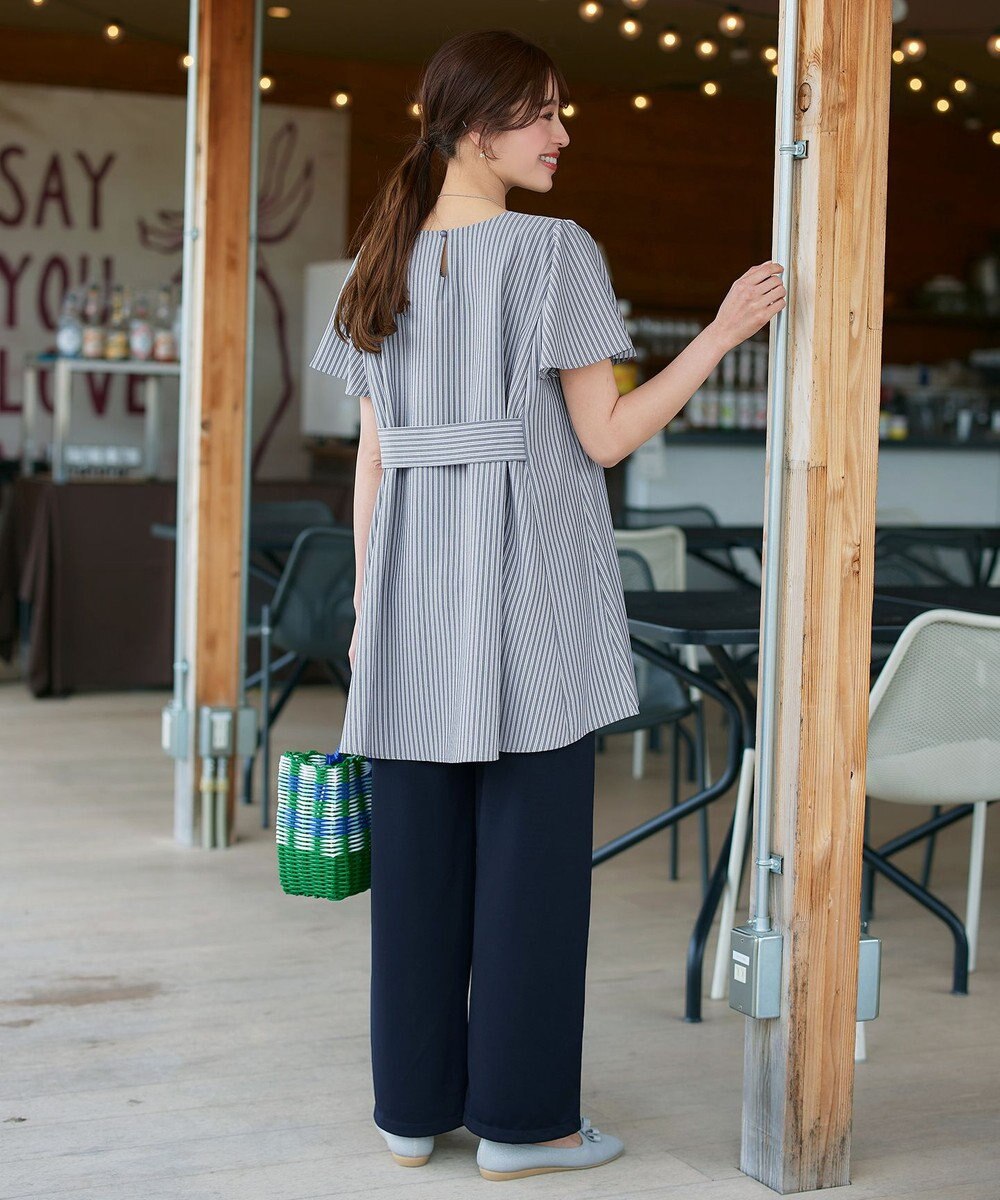 Tiaclasse 【洗える・接触冷感・紫外線ケア・サラごこち】選べるパンツ(テーパード/ワイド） 