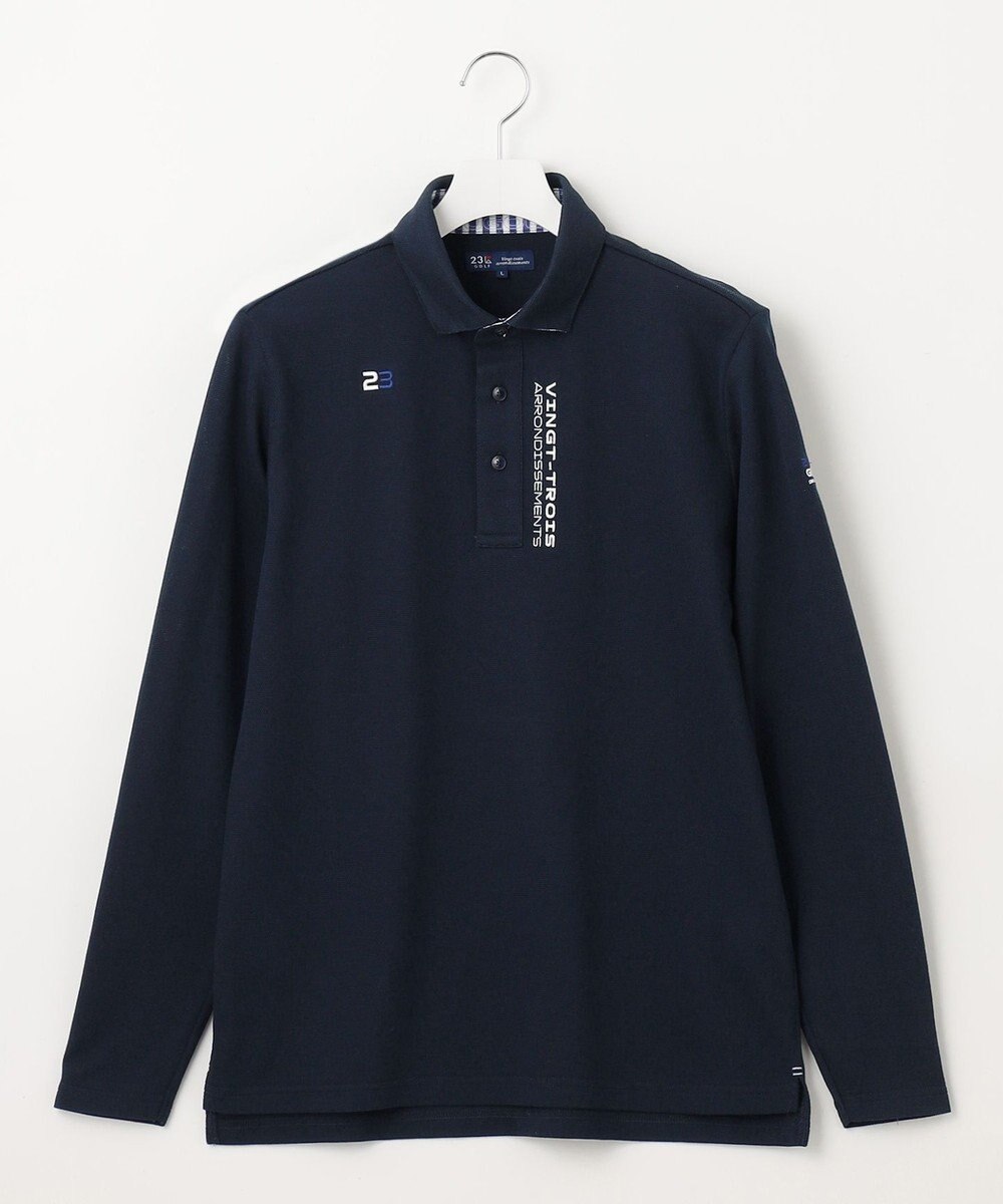 23区GOLF 【MEN】【UVケア 】ベーシック 長袖ポロシャツ 
