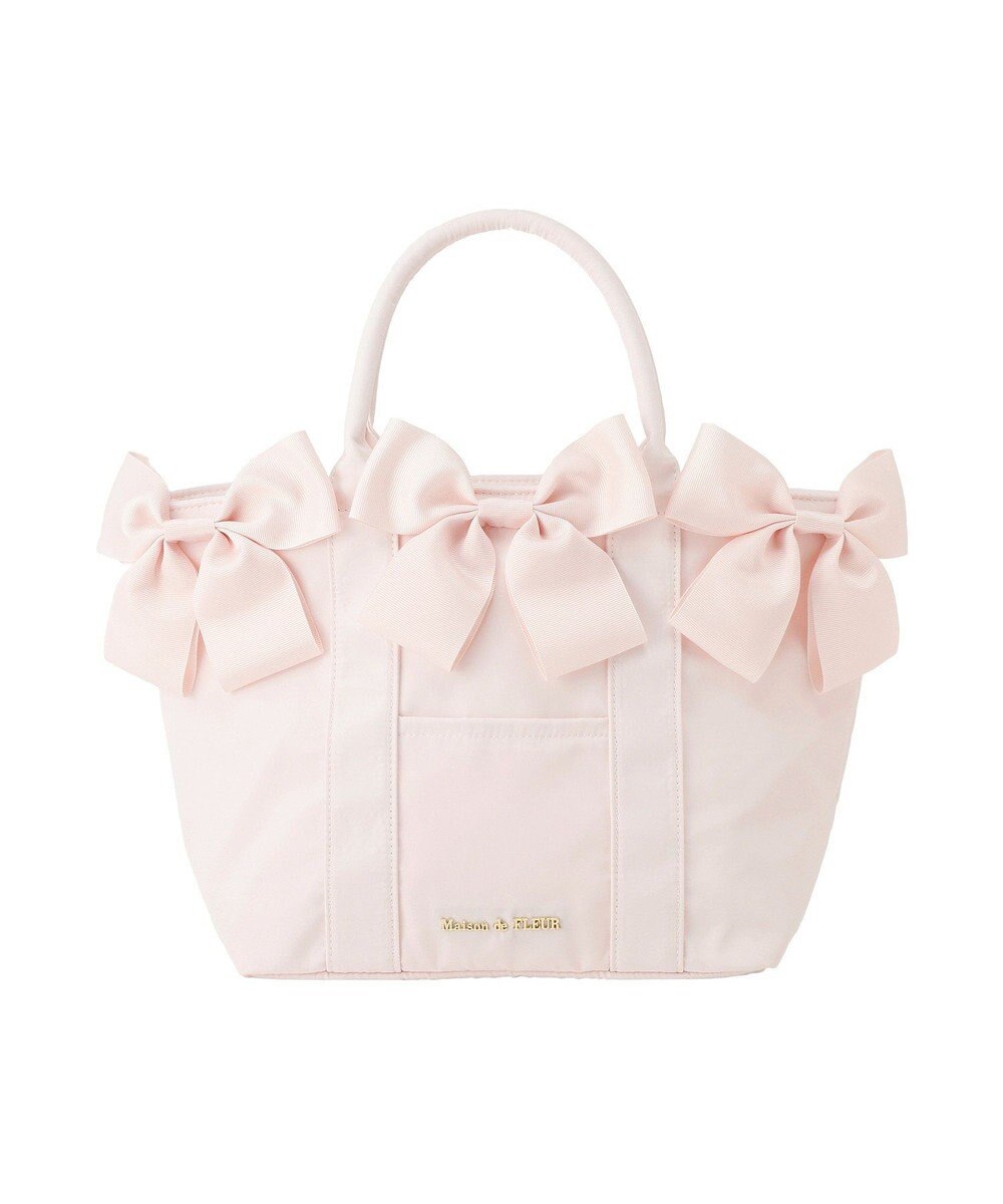 Maison de FLEUR ボリュームリボン2Wayトートバッグ 