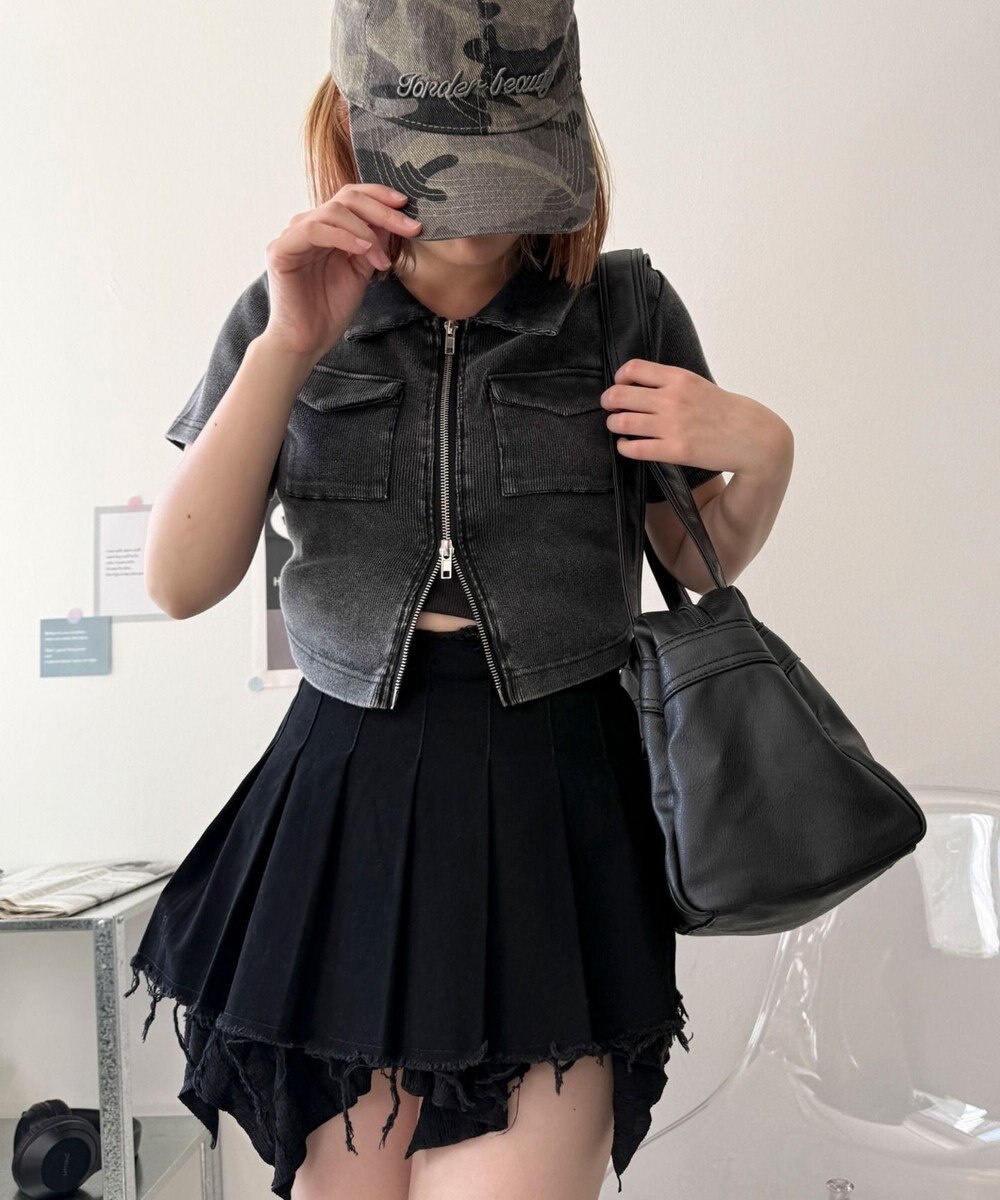 WEGO PUボストンバッグ 