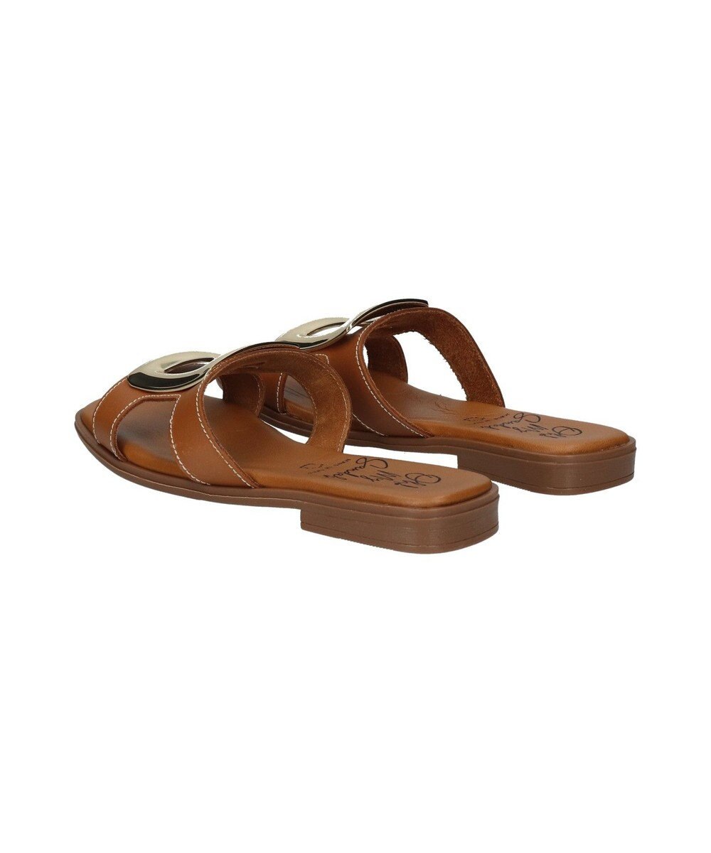 INTER-CHAUSSURES 【Oh my Sandals】メタルバックルフラットサンダル 