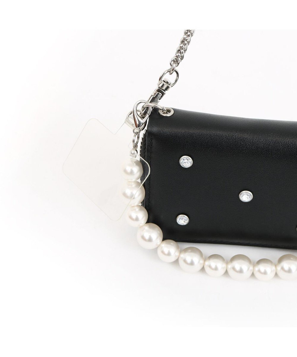 UNBILLION VERYコラボ ペルケ perche / 牛革パールハンドルジャバラウォレット 