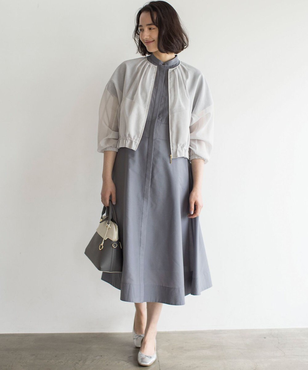 組曲 L カラーボイルノーカラー ブルゾン 